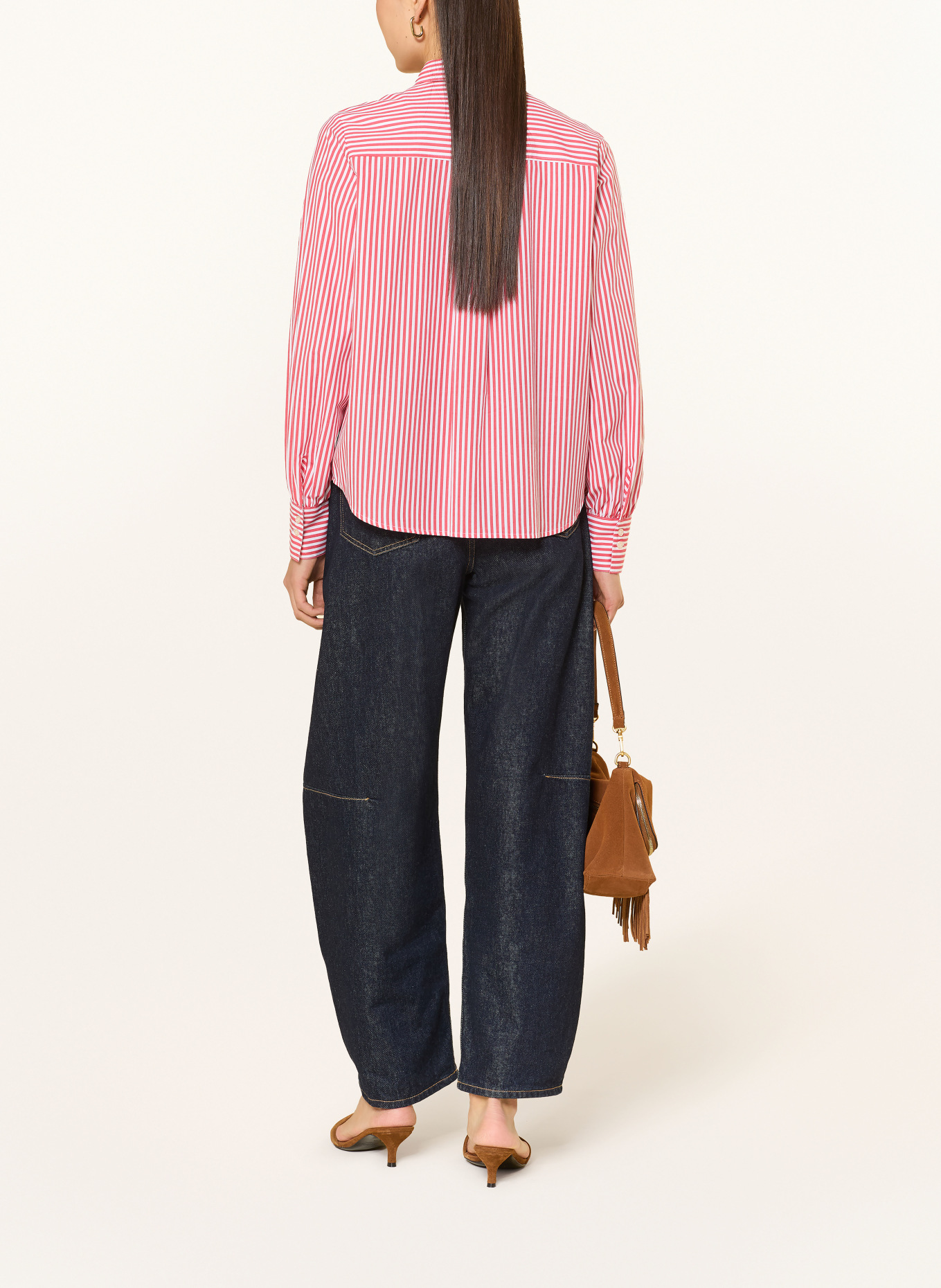 DESOTO Hemdbluse LIZZY: ROT / WEISS