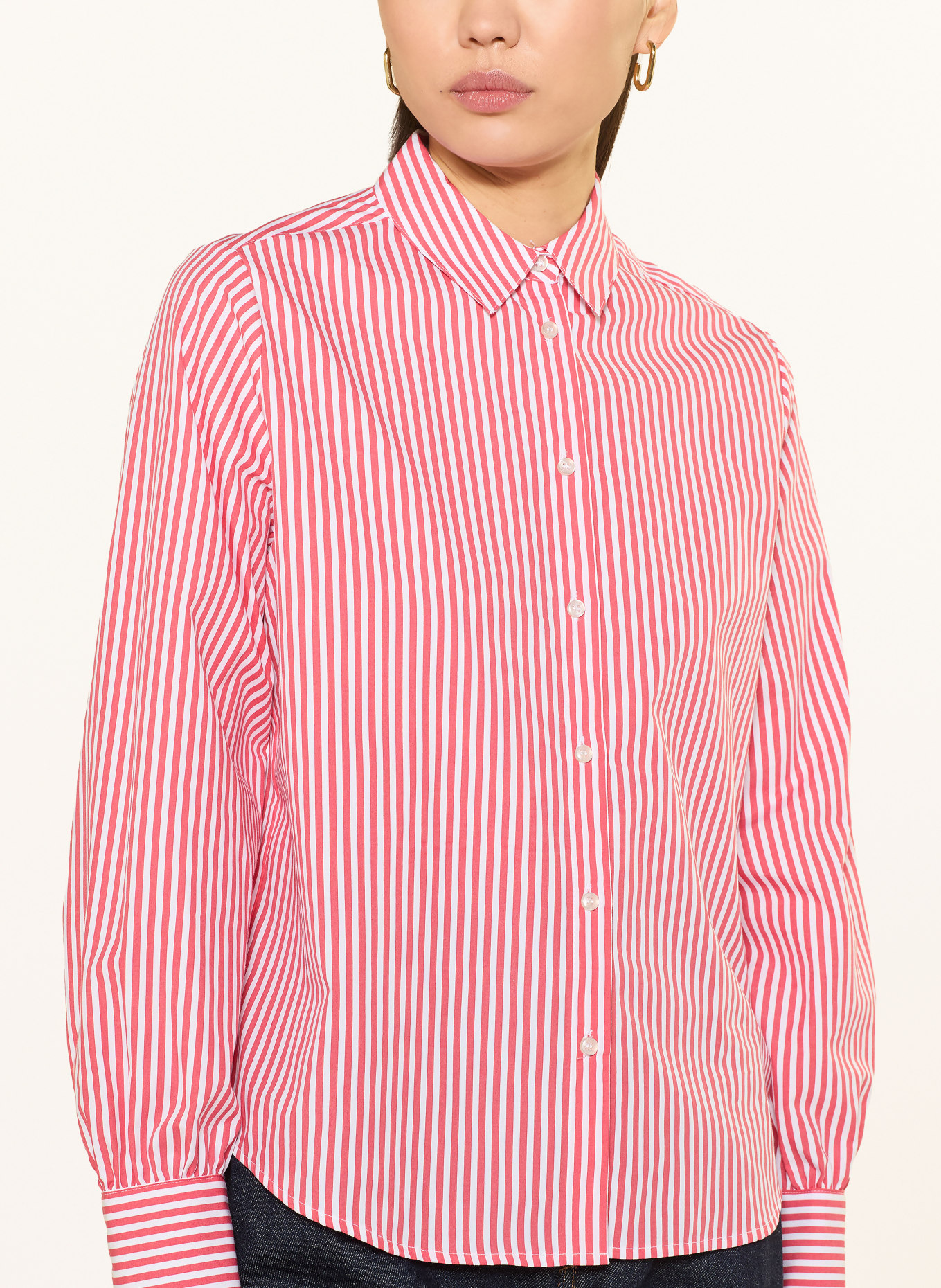 DESOTO Hemdbluse LIZZY: ROT / WEISS