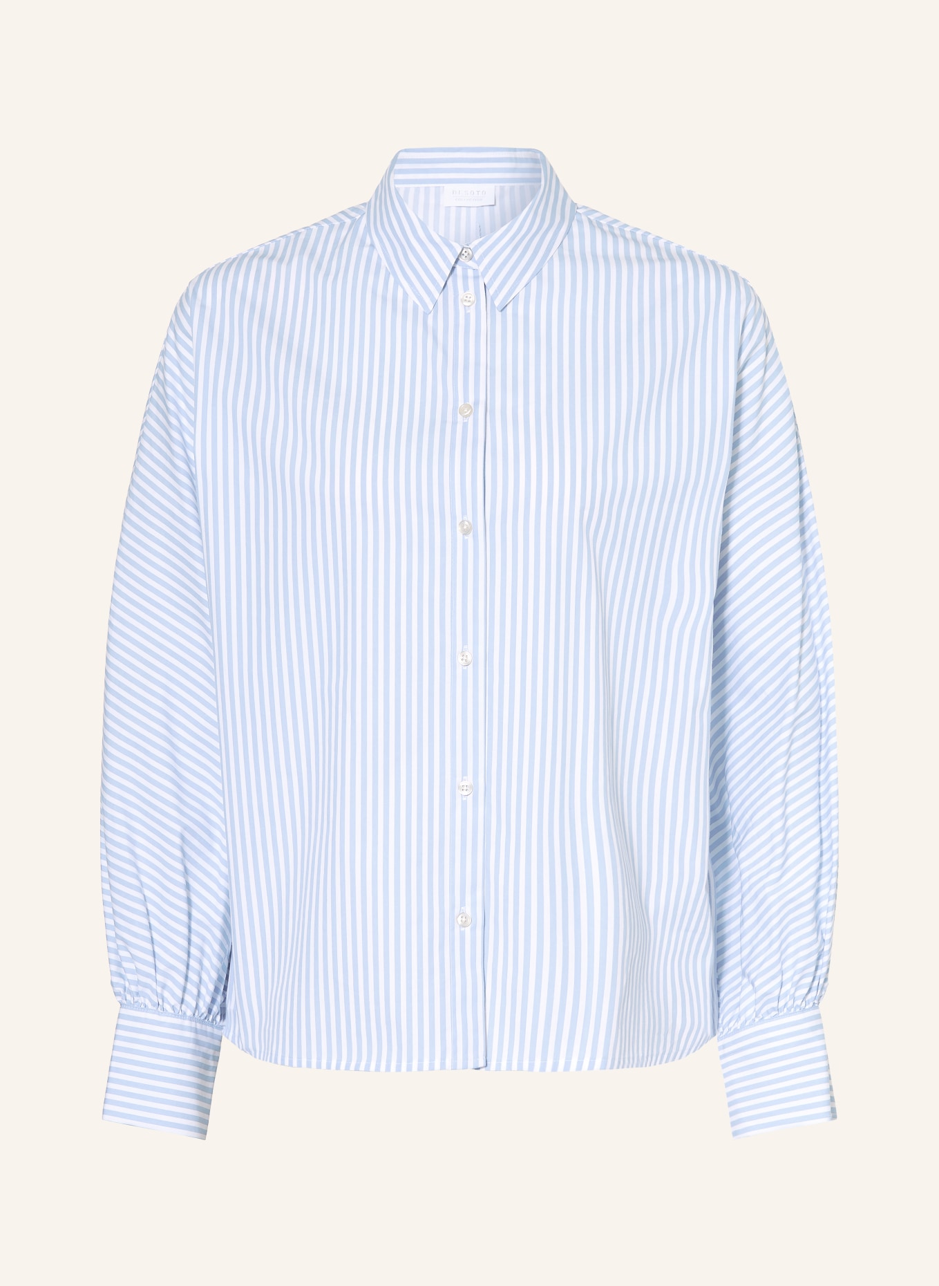 DESOTO Bluzka koszulowa LOU: JASNONIEBIESKI / BIAŁY