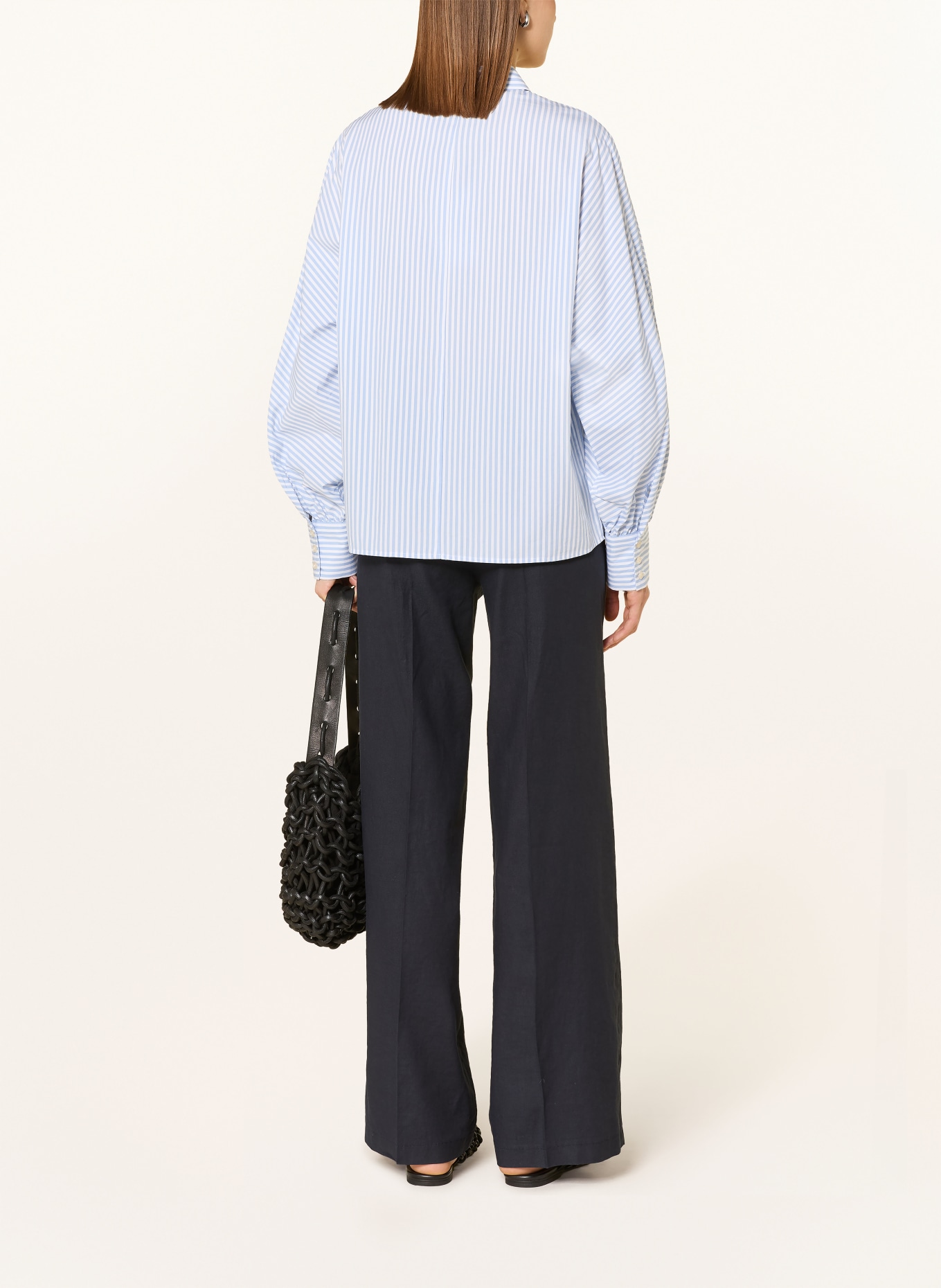 DESOTO Bluzka koszulowa LOU: JASNONIEBIESKI / BIAŁY