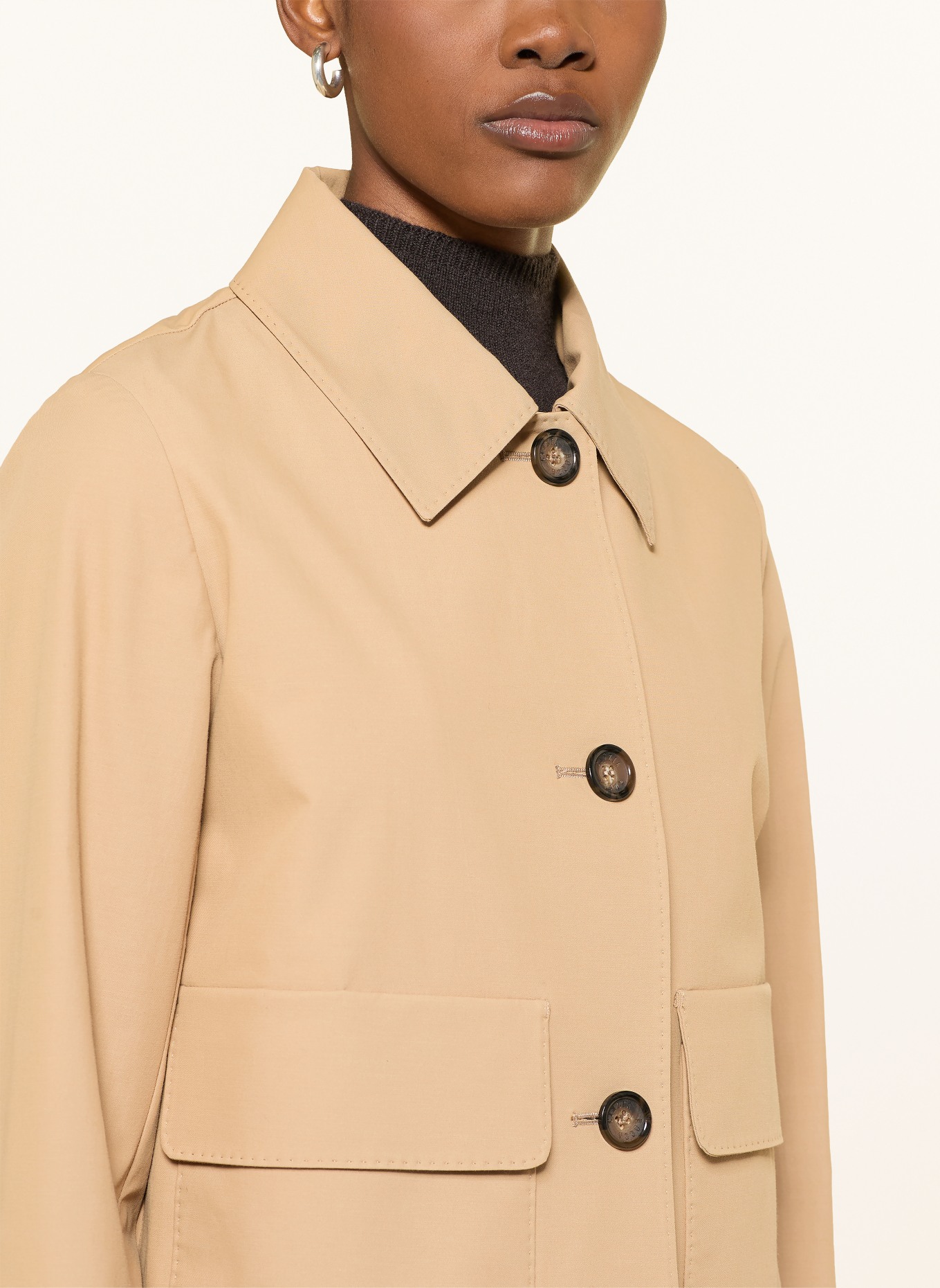 CINZIA ROCCA boxy jacket: CAMEL