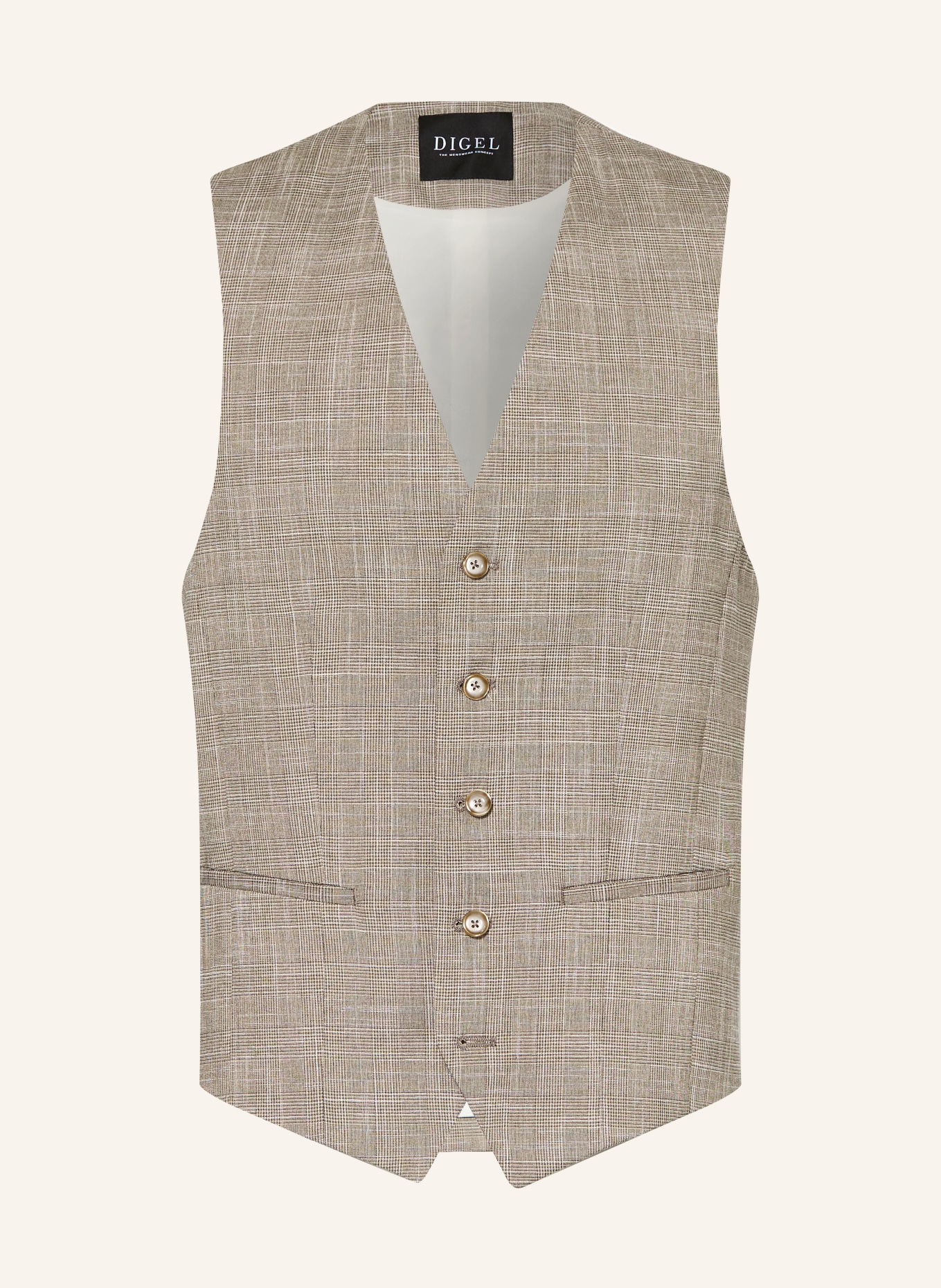DIGEL Anzugweste EDGAR Modern Fit: 73 BEIGE