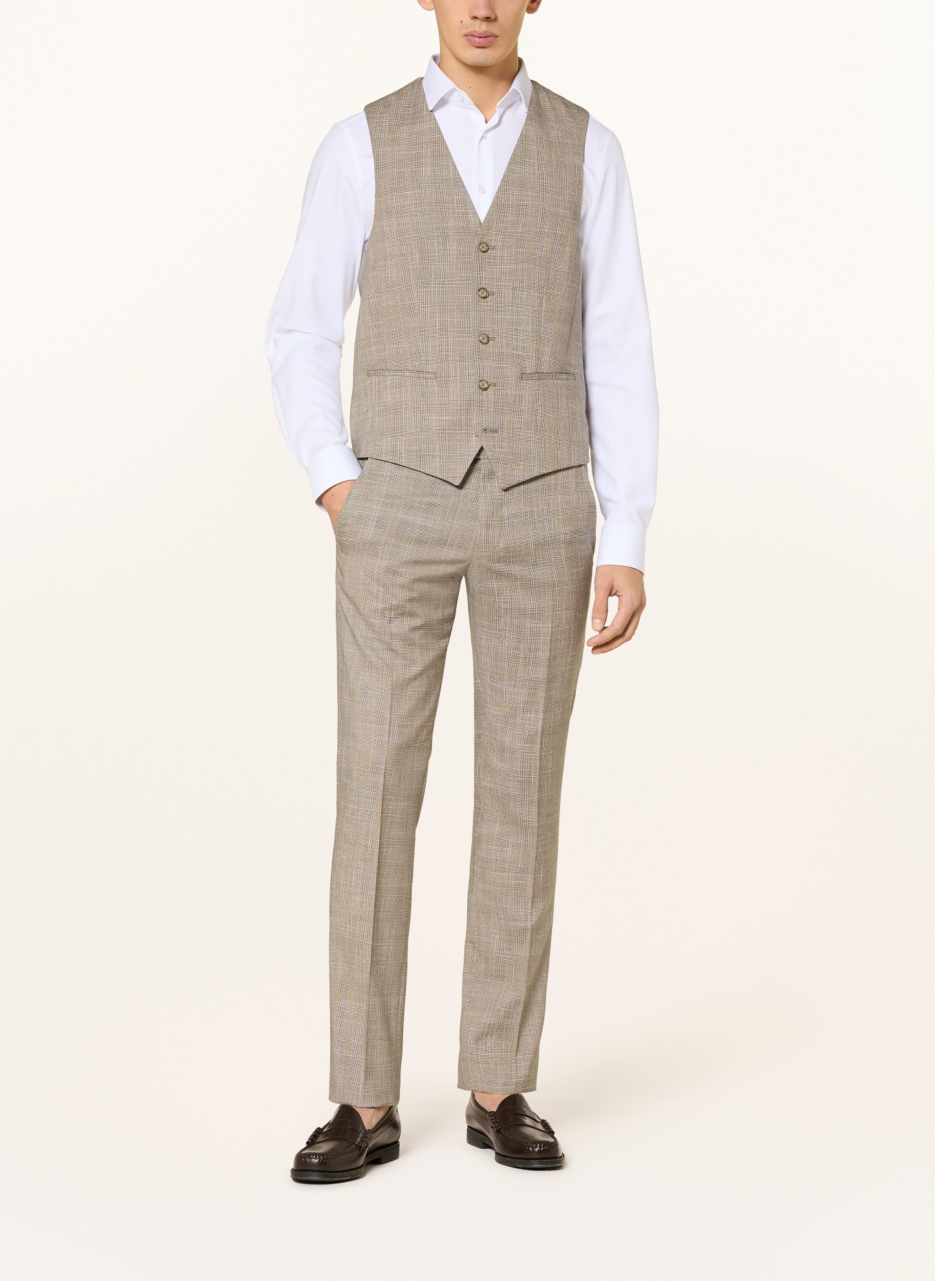 DIGEL Anzugweste EDGAR Modern Fit: 73 BEIGE