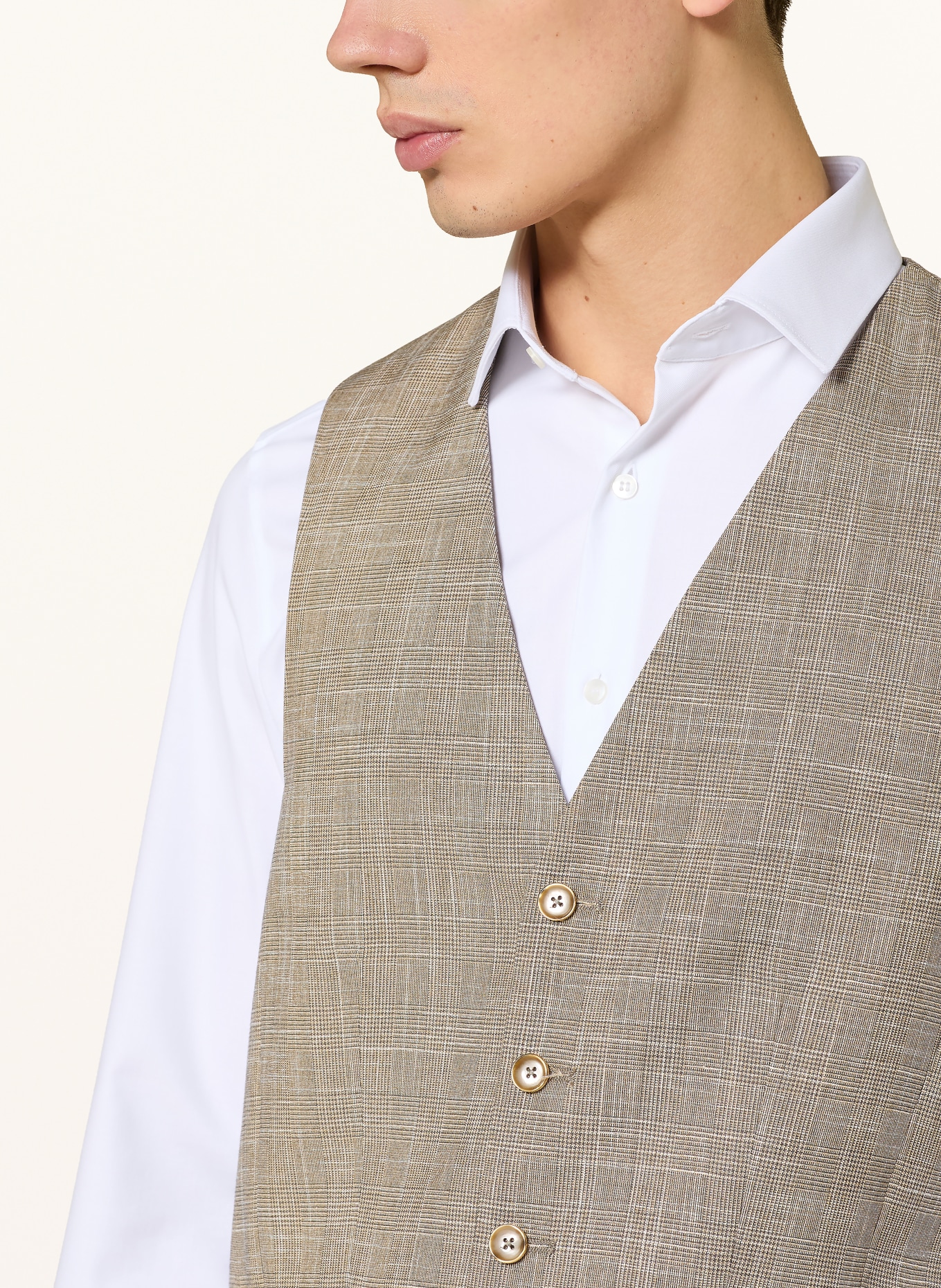 DIGEL Anzugweste EDGAR Modern Fit: 73 BEIGE