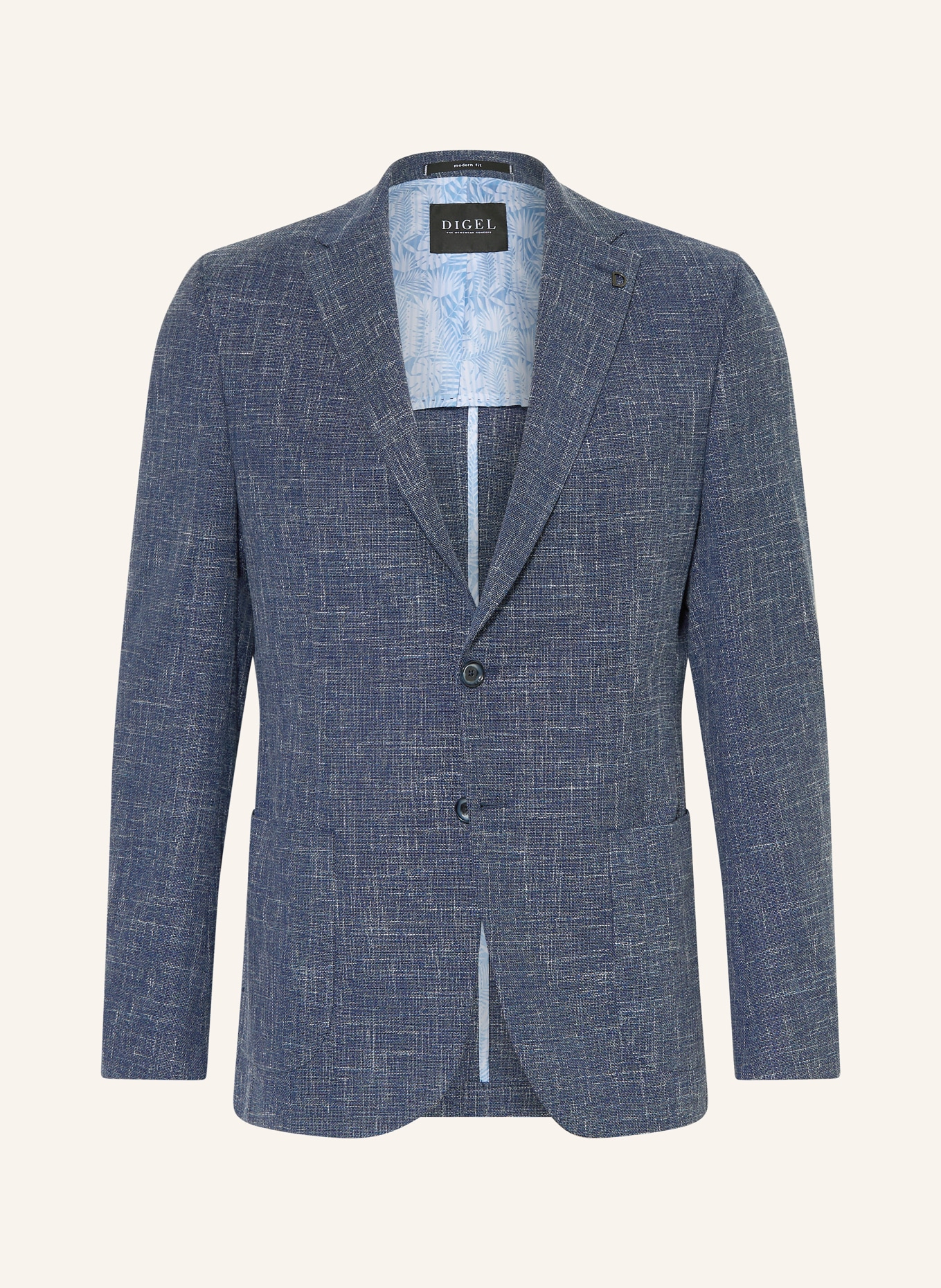 DIGEL EDWARD Modern Fit Jacket: BLUE / WHITE