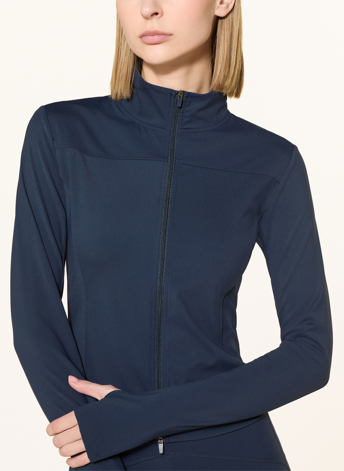 NEO NOIR Sweatjacke NOLANA: DUNKELBLAU