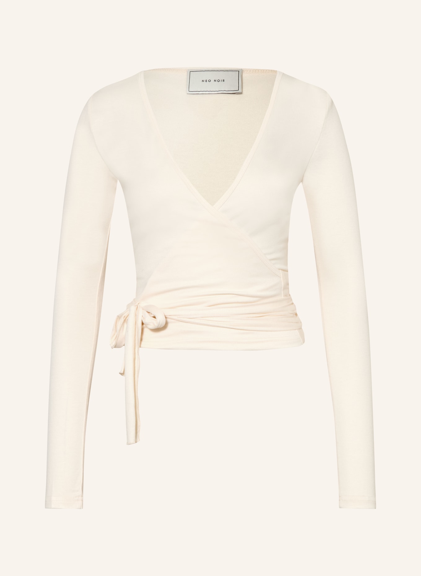 NEO NOIR Bluzka kopertowa NIA: KREMOWY