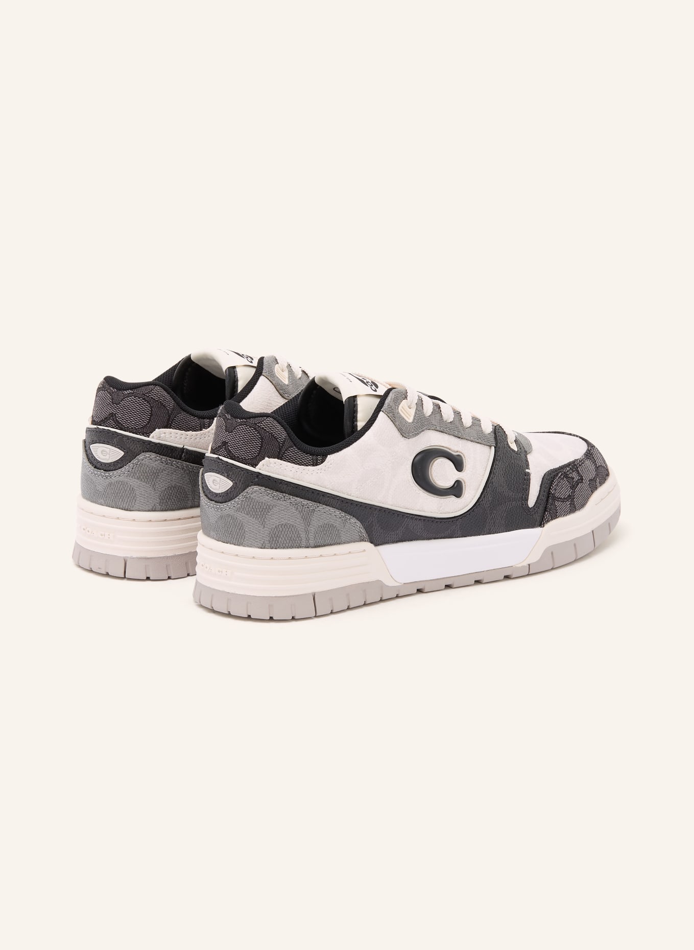 COACH Sneaker SOHO: SCHWARZ / DUNKELGRAU / GRAU