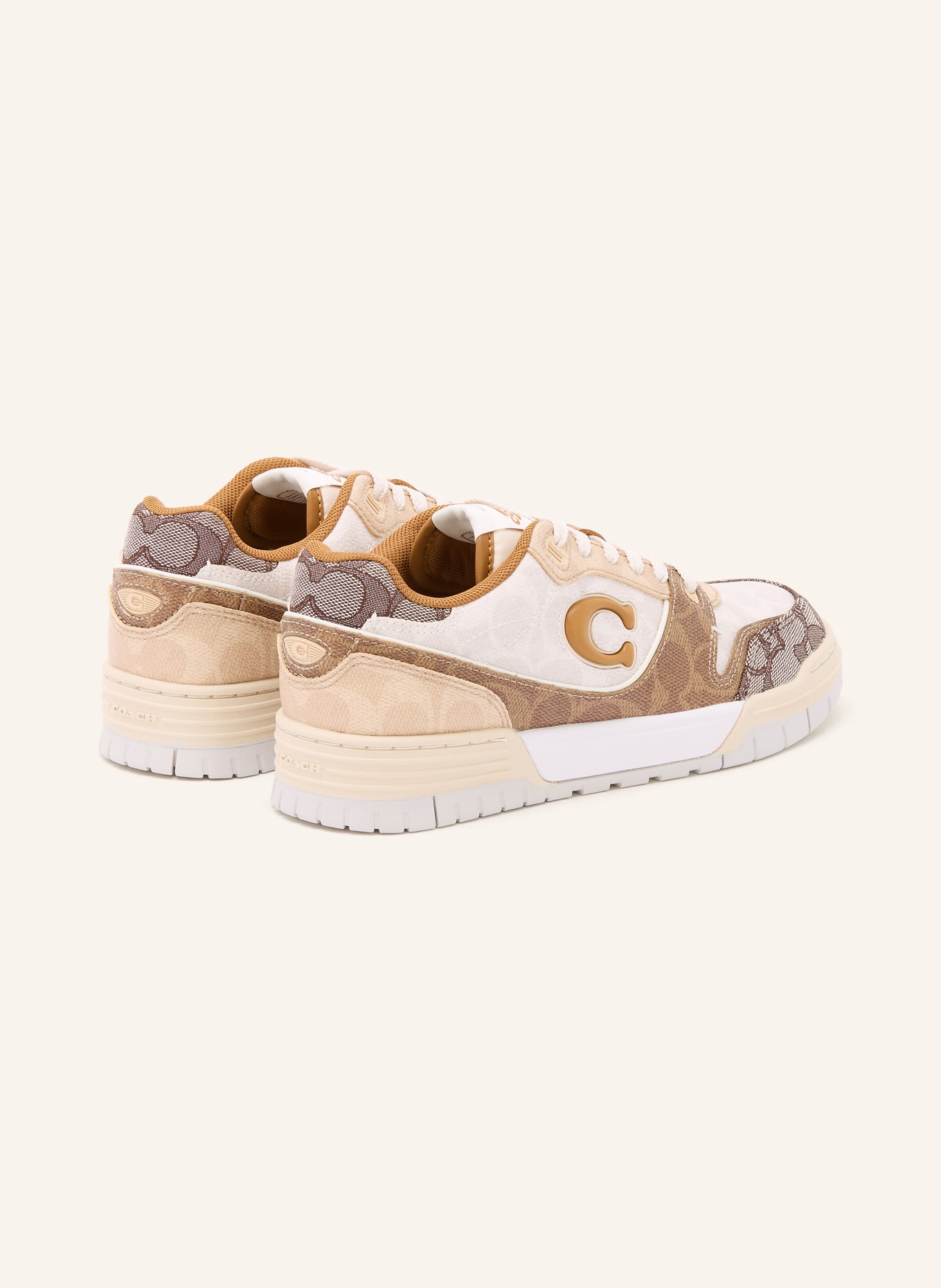 COACH Sneaker SOHO: CREME / HELLBRAUN / BRAUN