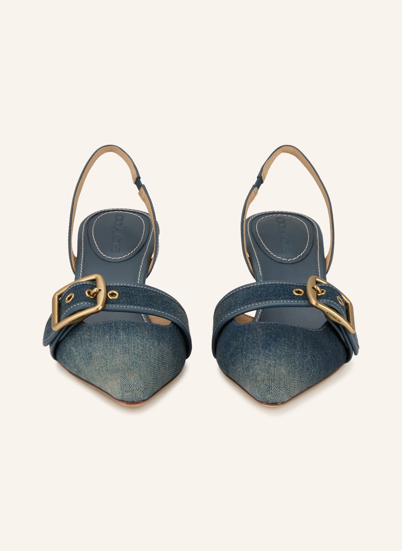 COACH Lodičky MARGOT: MODRÁ