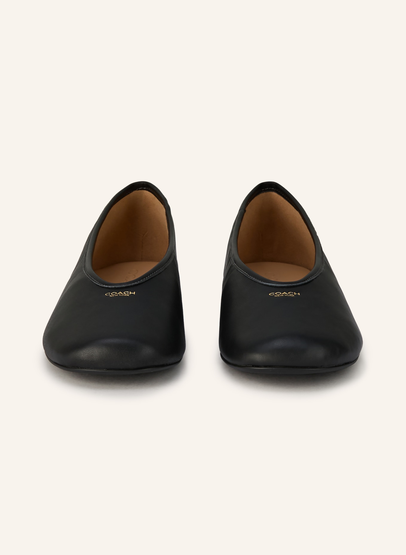 COACH Baleríny HOUSTON: ČERNÁ