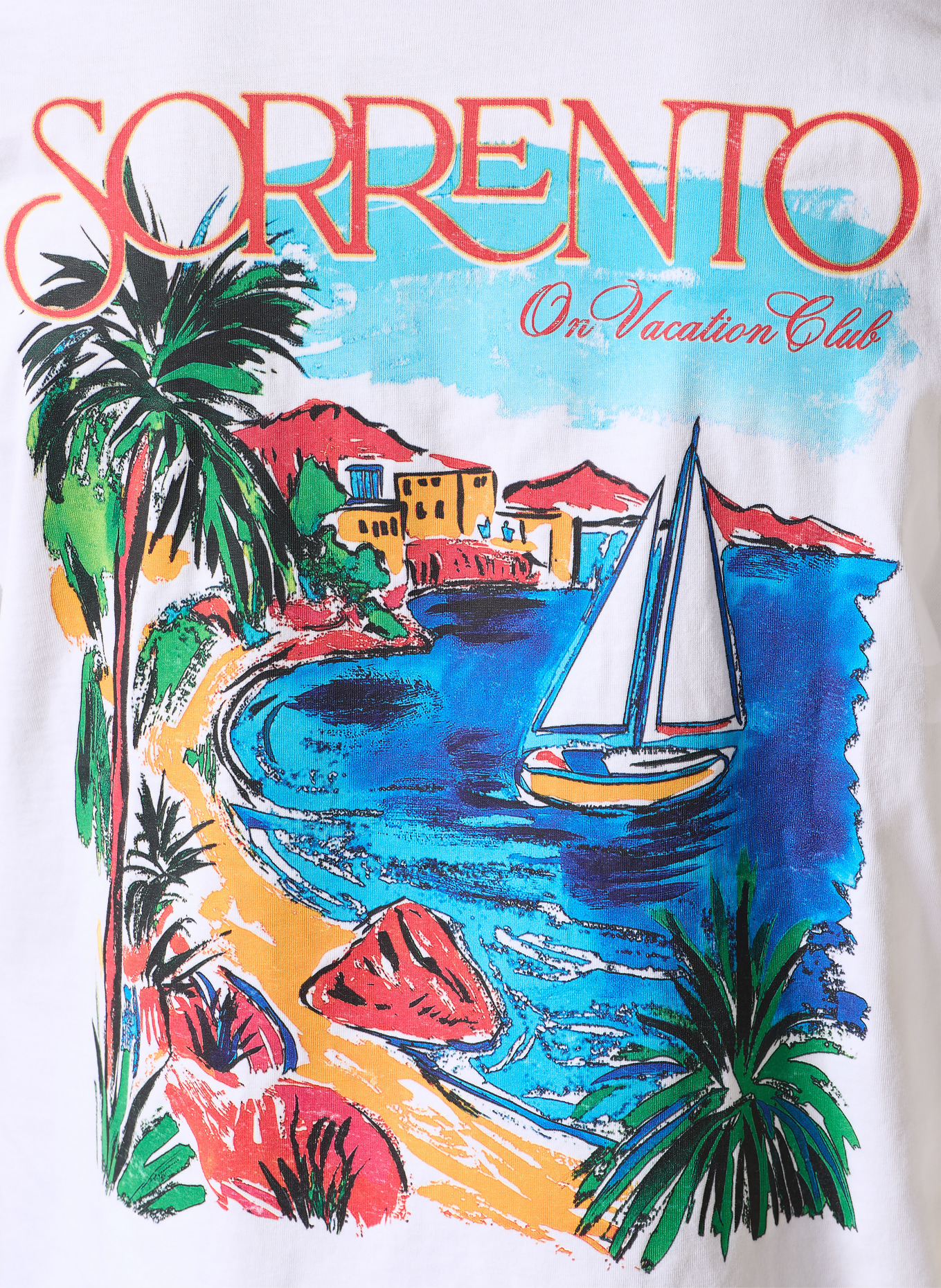 On Vacation T-Shirt: WEISS