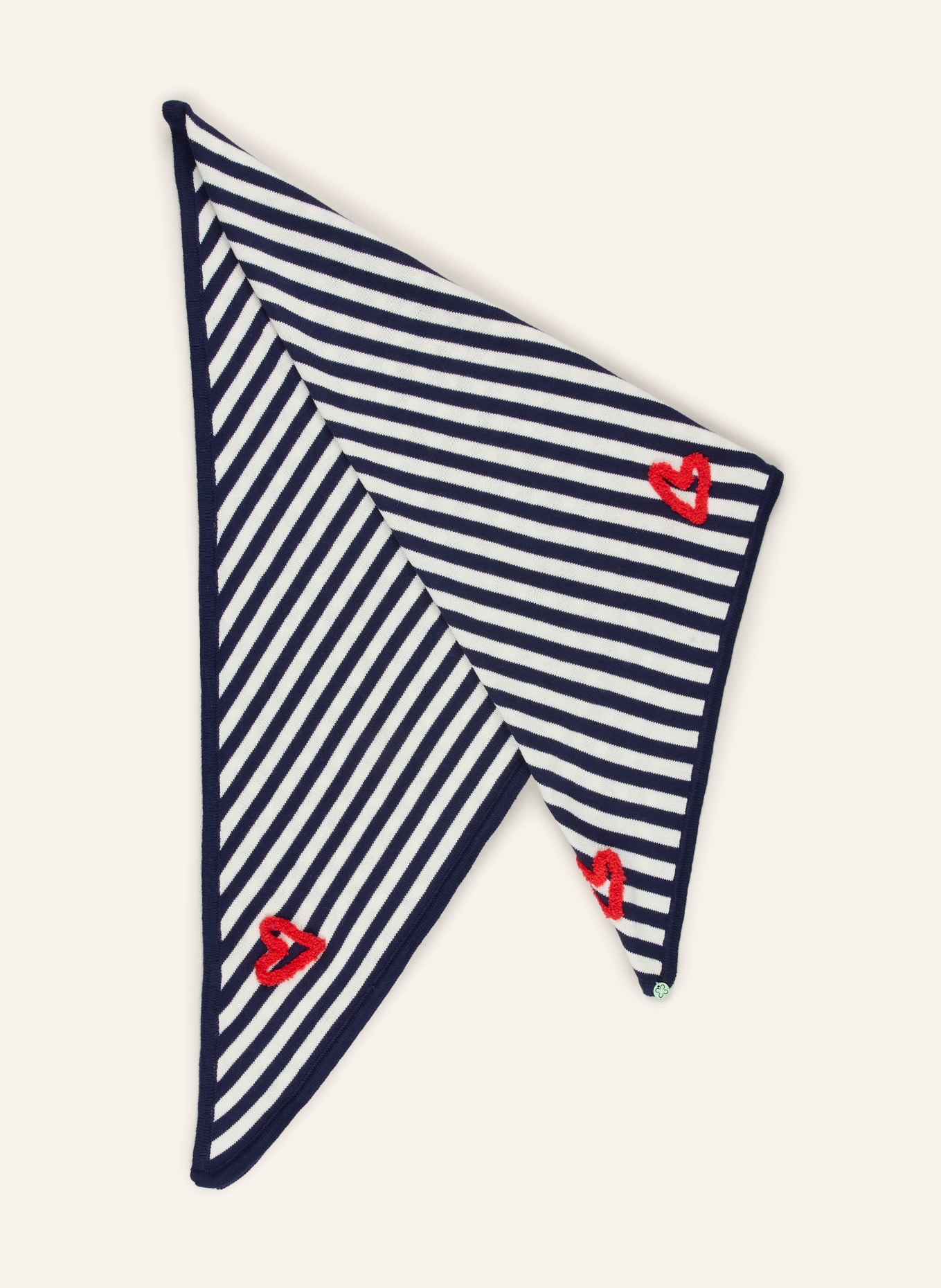 CODELLO triangular scarf: BLUE / RED / WHITE
