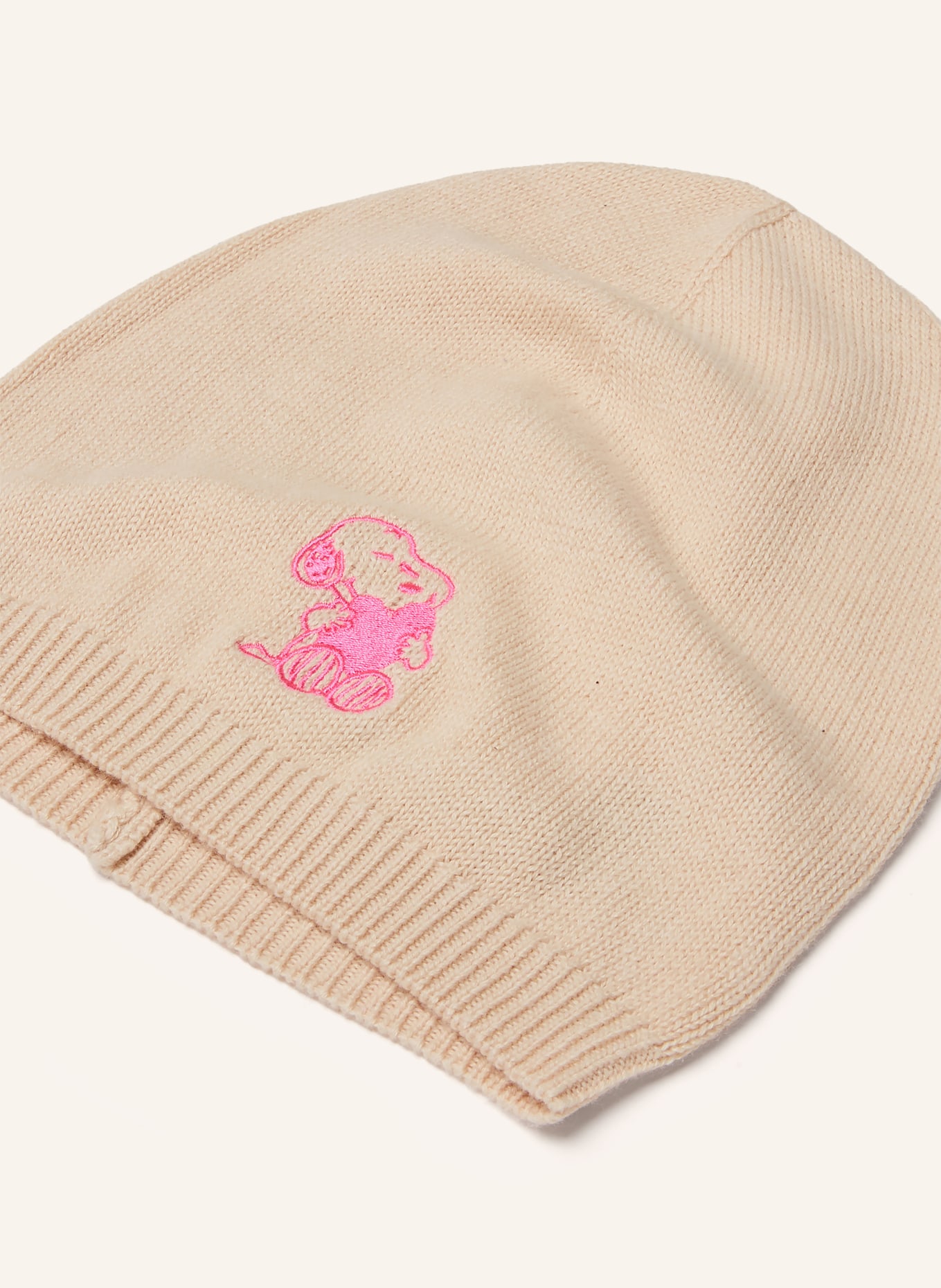 CODELLO cap: BEIGE / NEON PINK