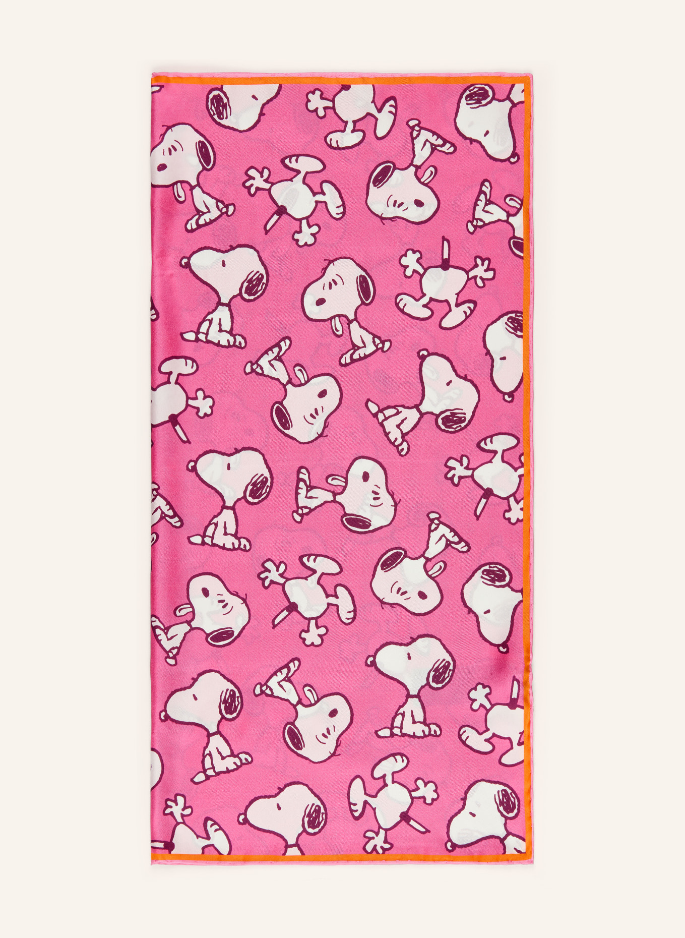 CODELLO Seidentuch: ROSA / ORANGE / WEISS