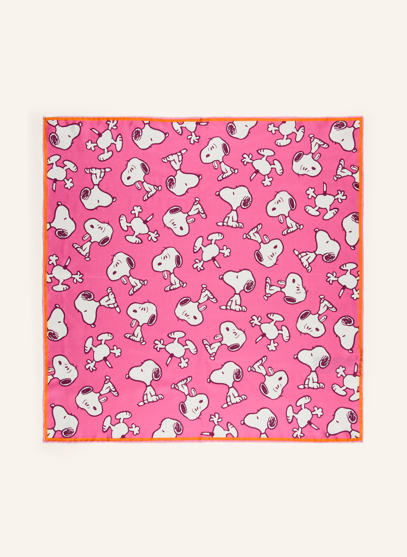 CODELLO Seidentuch: ROSA / ORANGE / WEISS