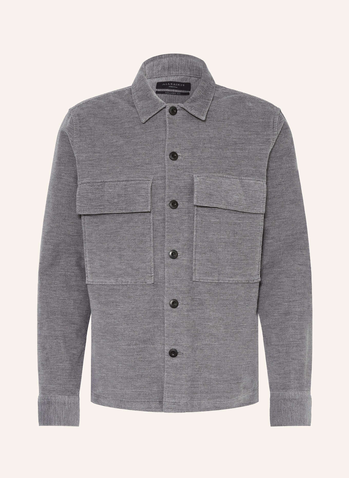 ALLSAINTS Overshirt HAWKER: GRAU