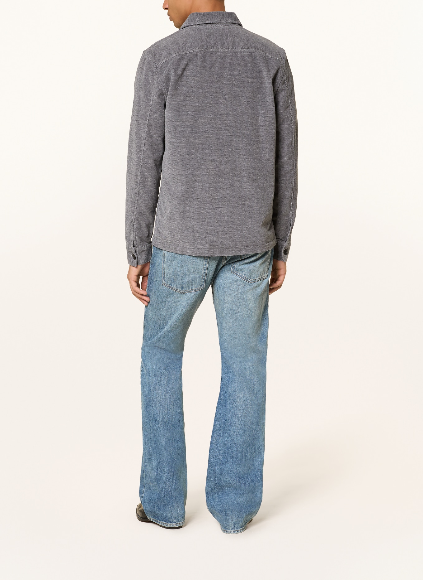 ALLSAINTS Overshirt HAWKER: GRAU