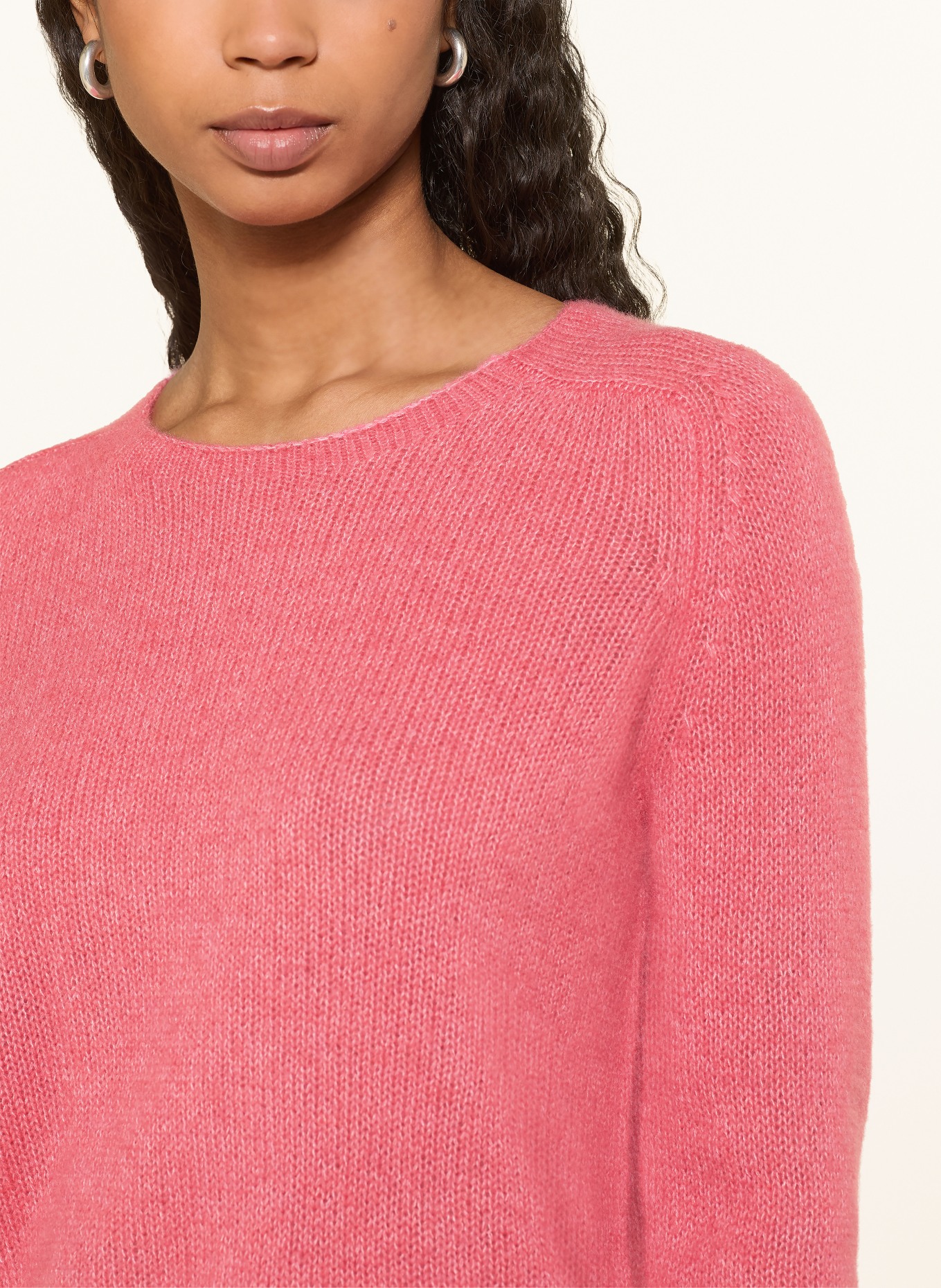 HEMISPHERE Cashmere sweater: LIGHT RED