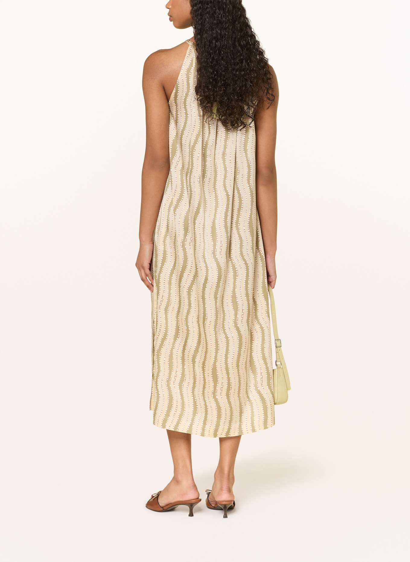 HEMISPHERE Seidenkleid: BEIGE / KHAKI