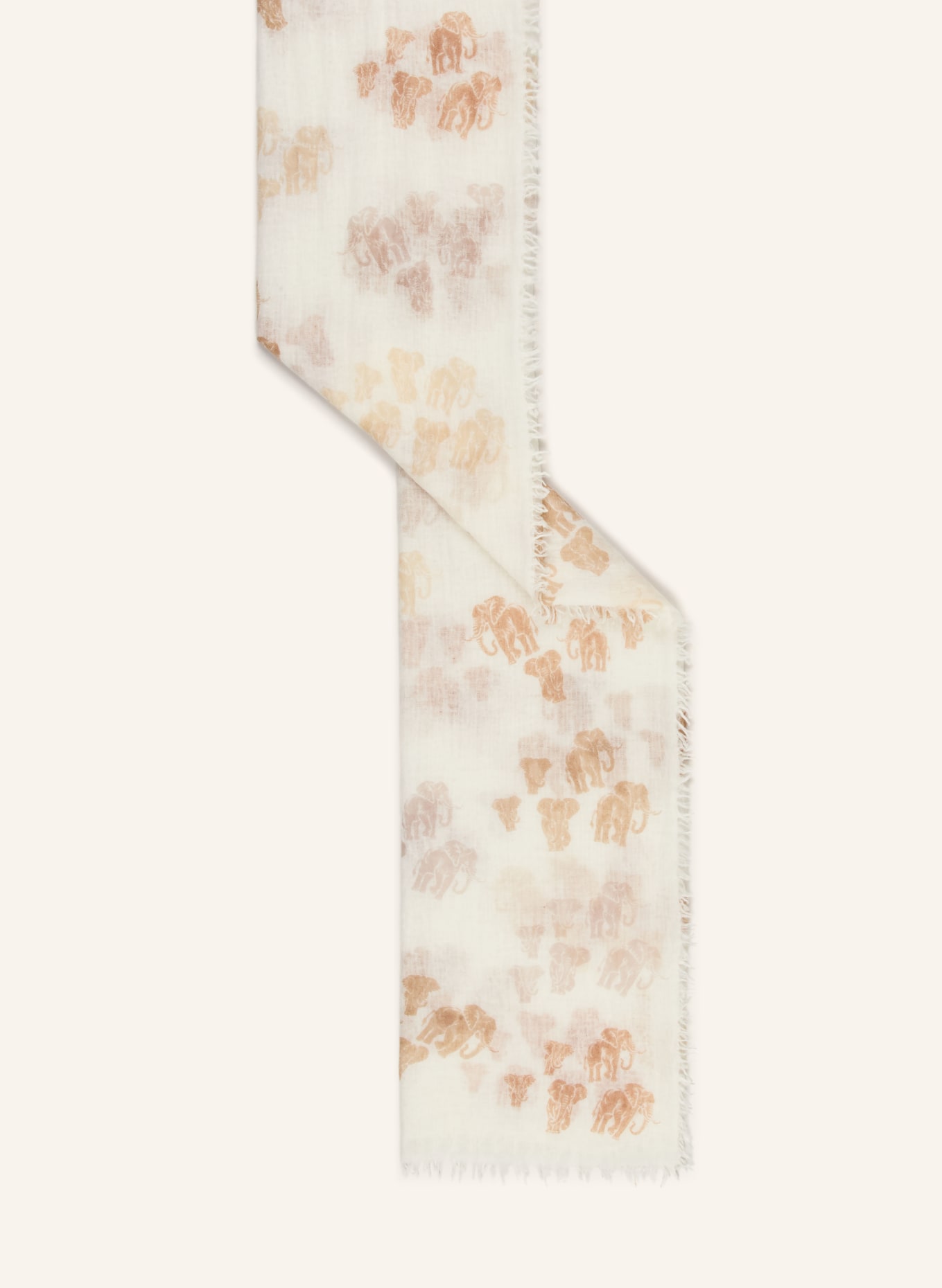 HEMISPHERE scarf: CREAM / BEIGE