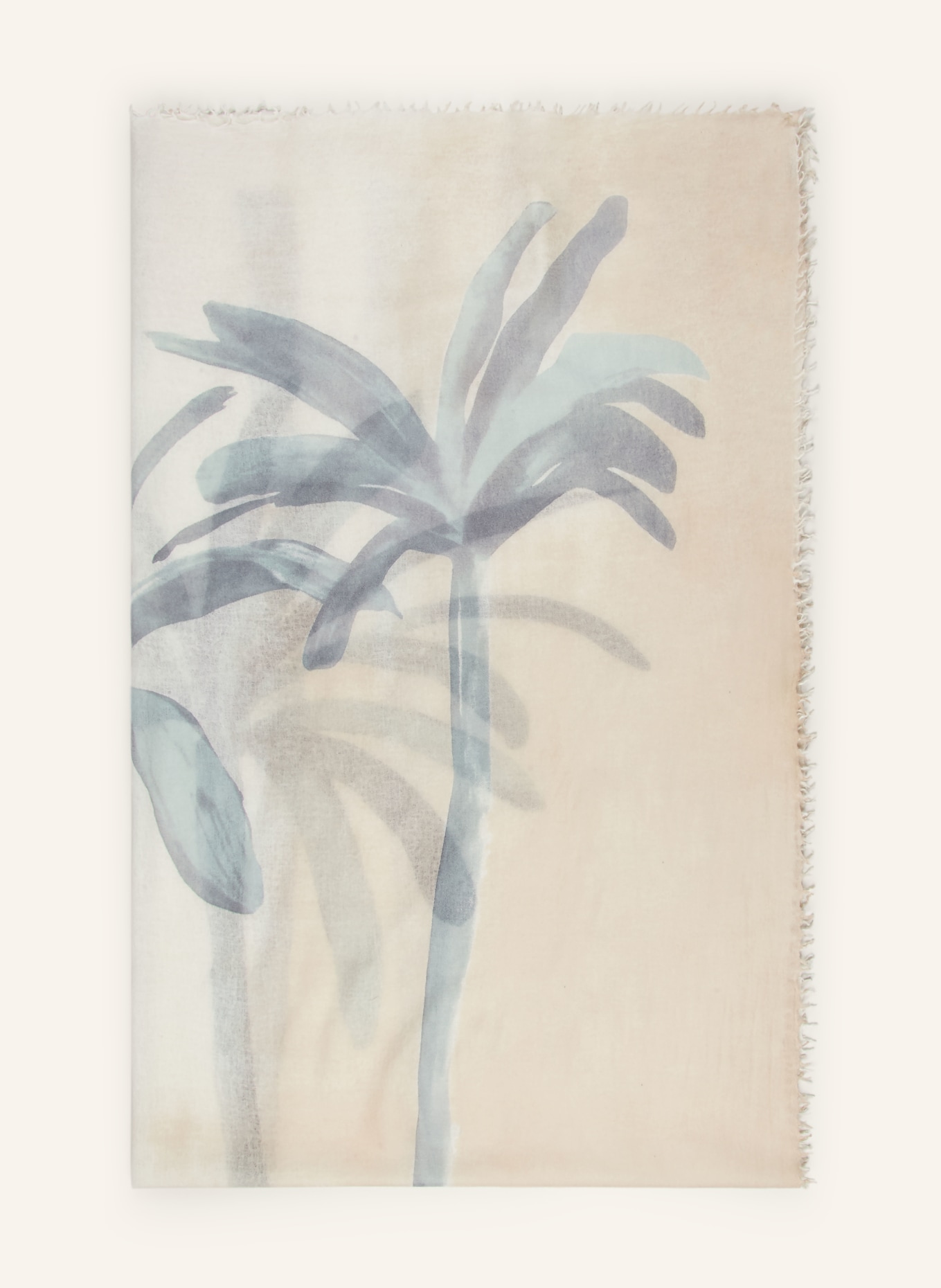 HEMISPHERE Cashmere-Schal OLMETTOS: CREME / BEIGE / GRAU
