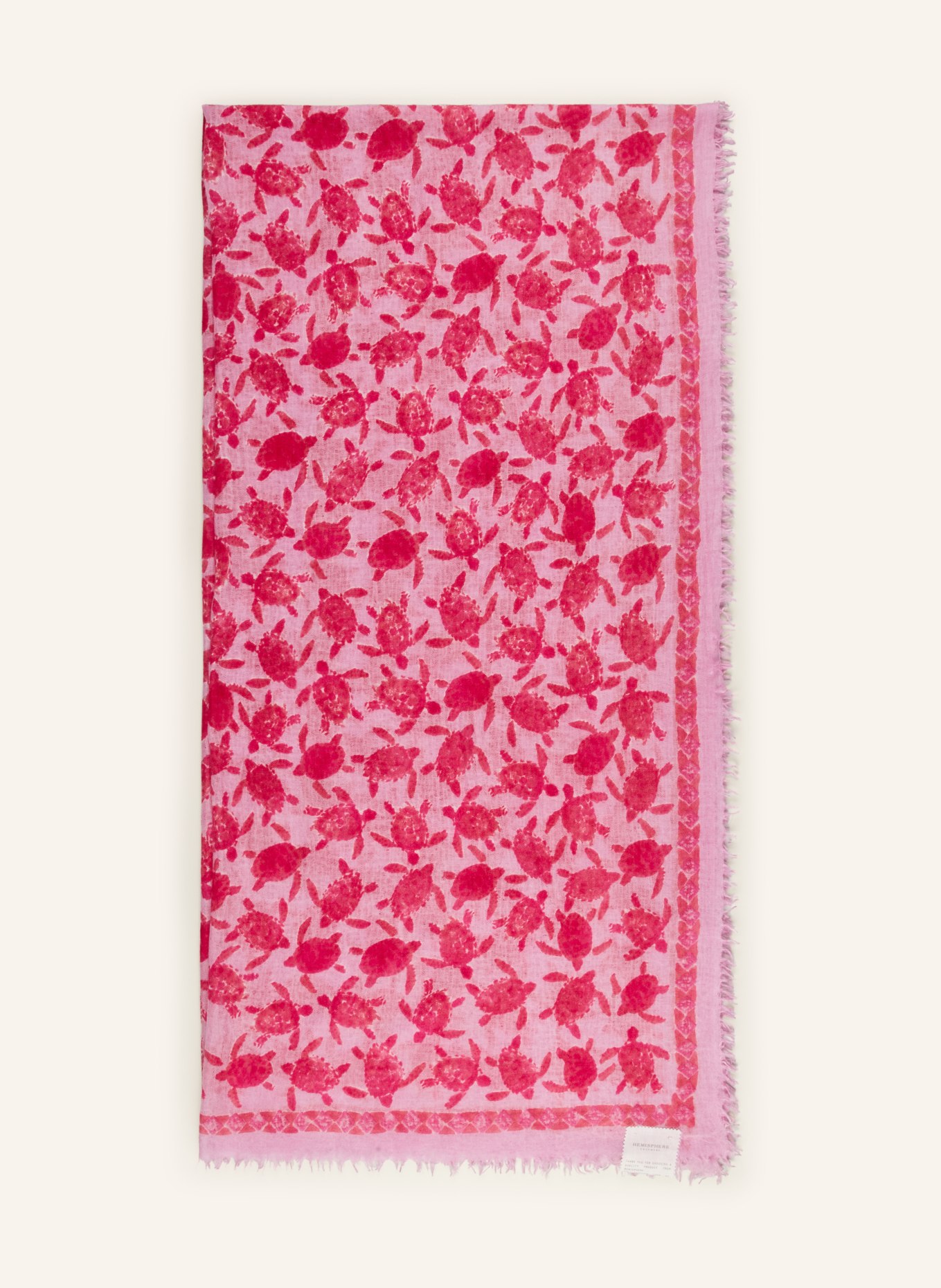 HEMISPHERE scarf: LIGHT PURPLE / PINK