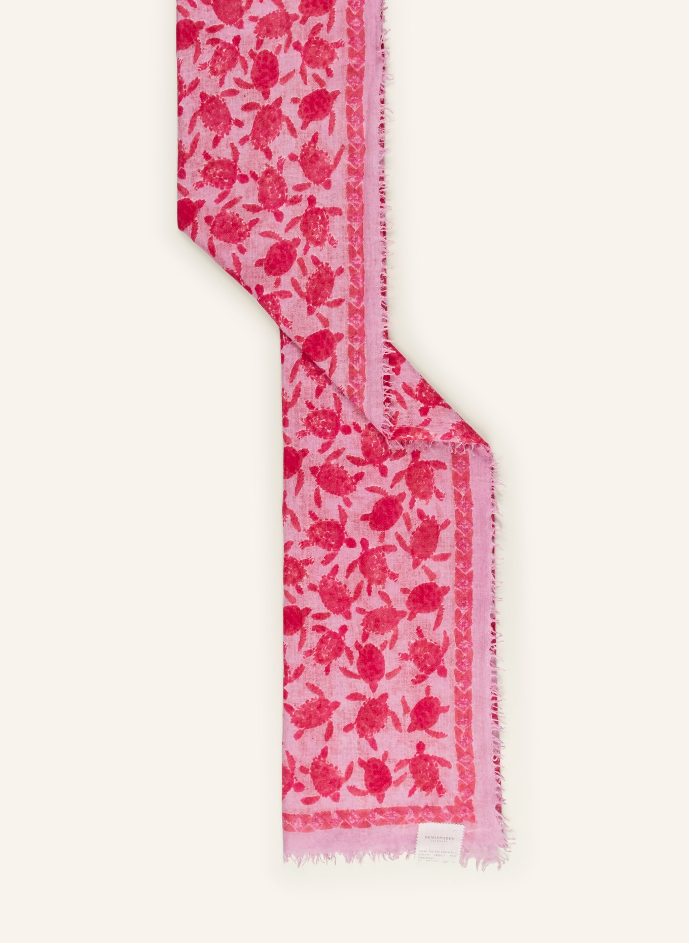 HEMISPHERE scarf: LIGHT PURPLE / PINK