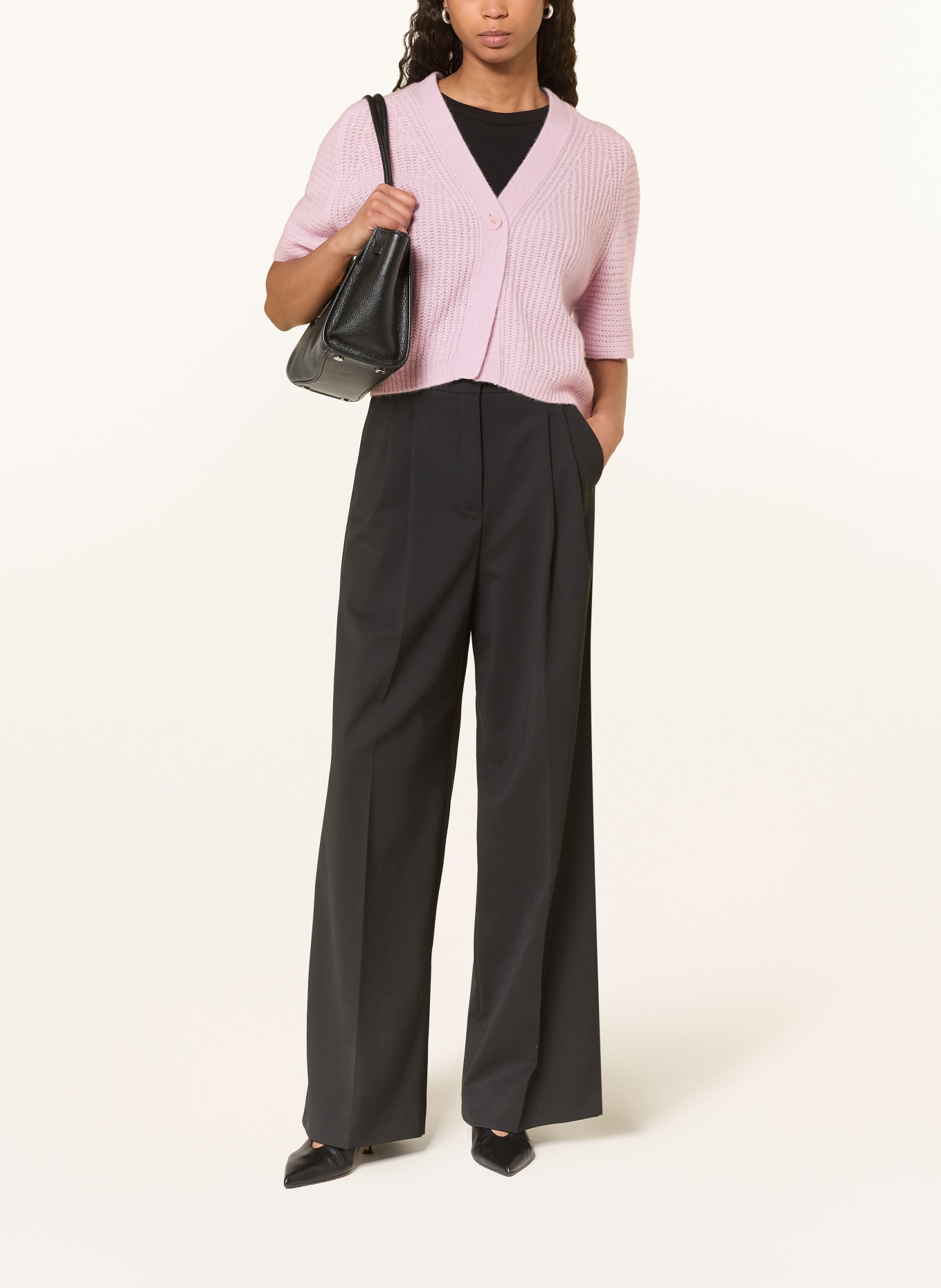 HEMISPHERE Sweter z kaszmiru: JASNOFIOLETOWY