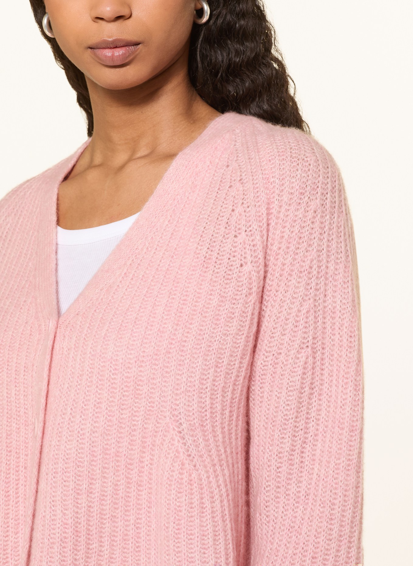 HEMISPHERE Strickjacke mit Cashmere: ROSA
