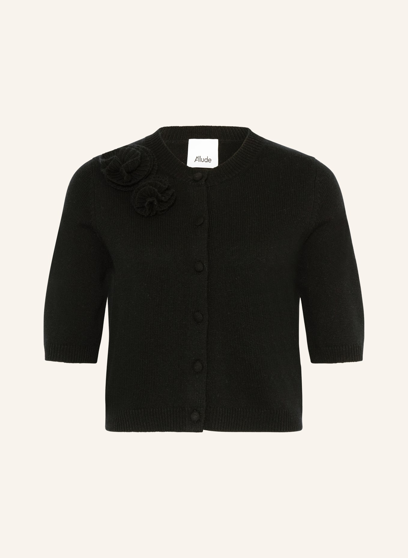 ALLUDE Cashmere cardigan: DARK BLUE