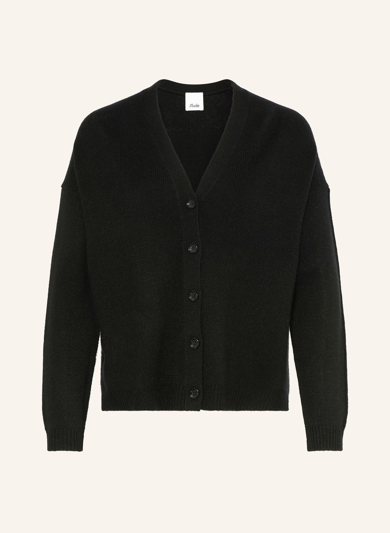 ALLUDE Sweter z kaszmiru: CZARNY