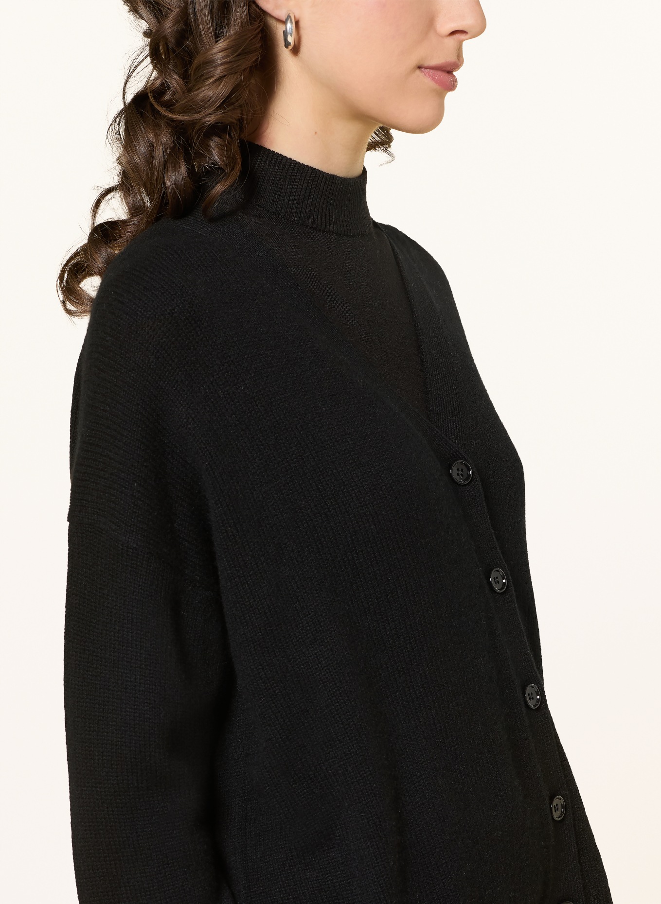 ALLUDE Sweter z kaszmiru: CZARNY