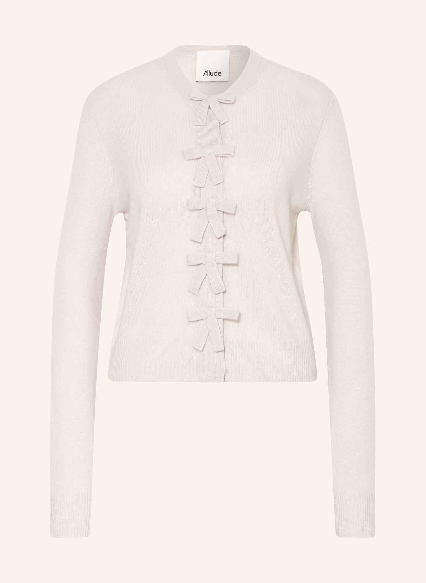 ALLUDE Sweter z kaszmiru: JASNOCZARY