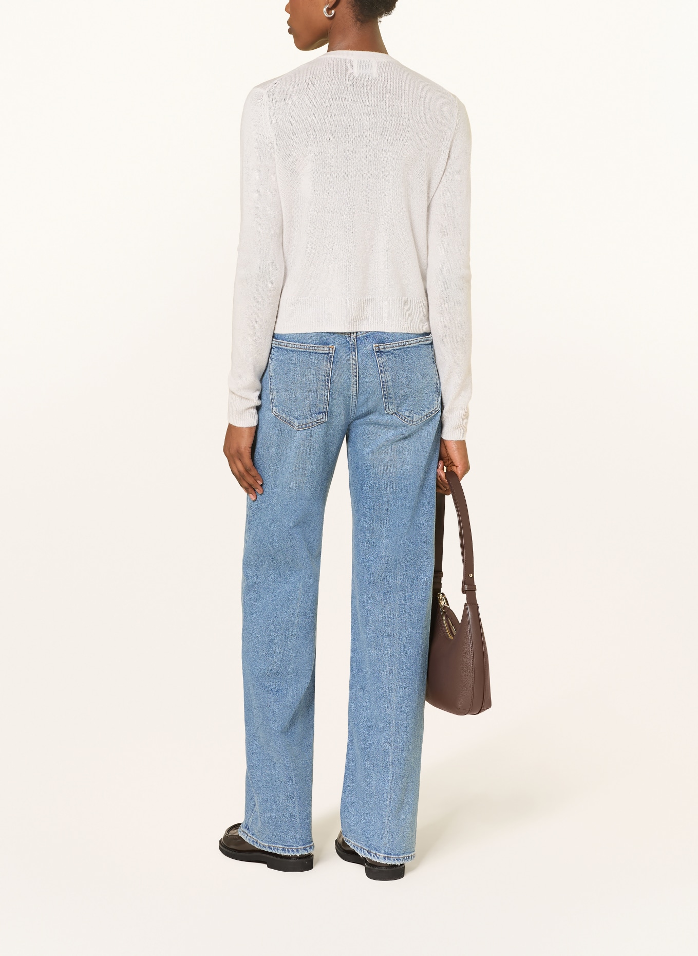 ALLUDE Sweter z kaszmiru: JASNOCZARY