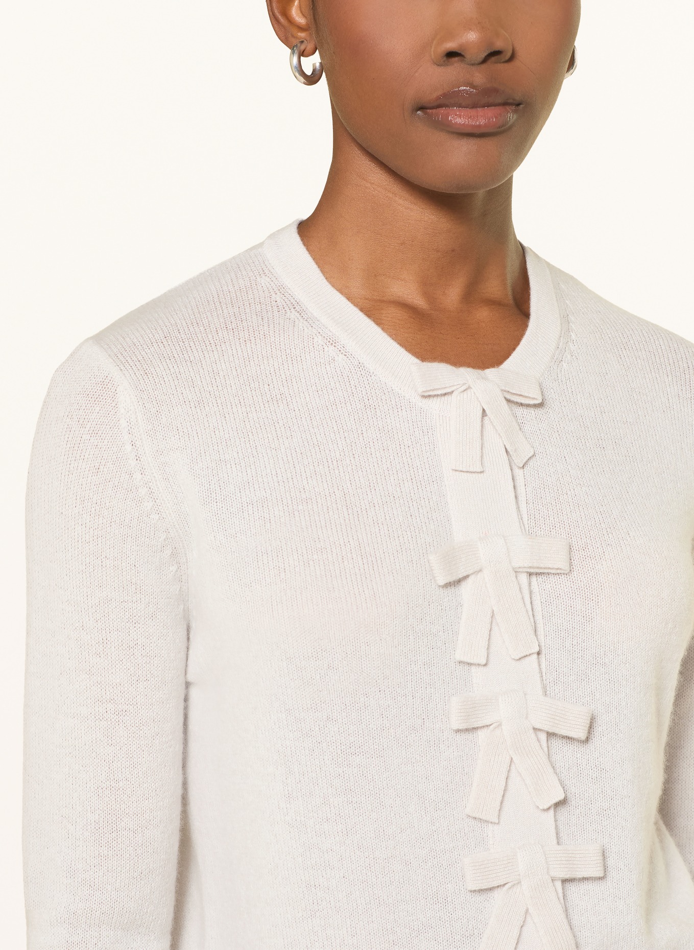 ALLUDE Sweter z kaszmiru: JASNOCZARY