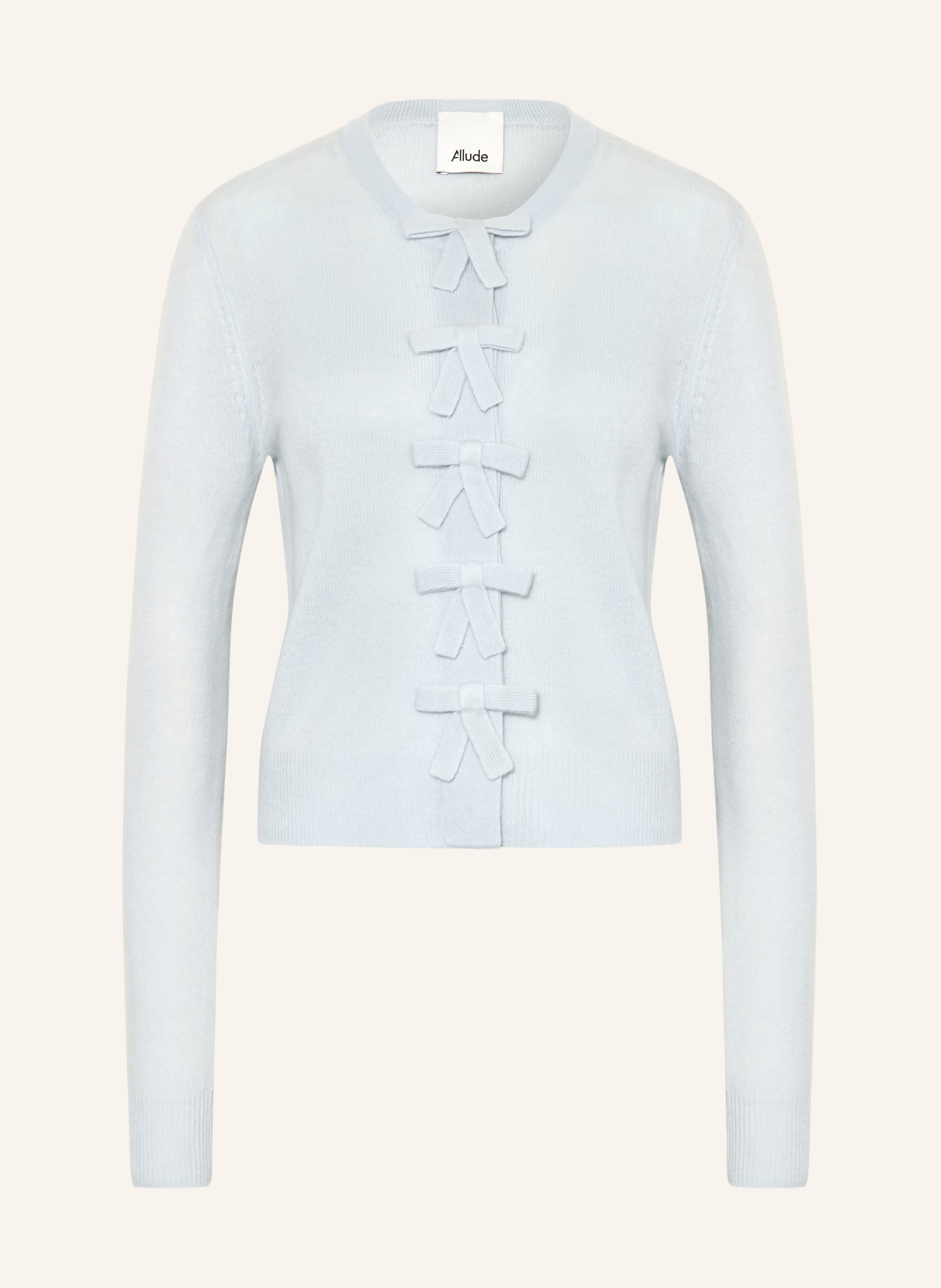 ALLUDE Sweter z kaszmiru: JASNONIEBIESKI