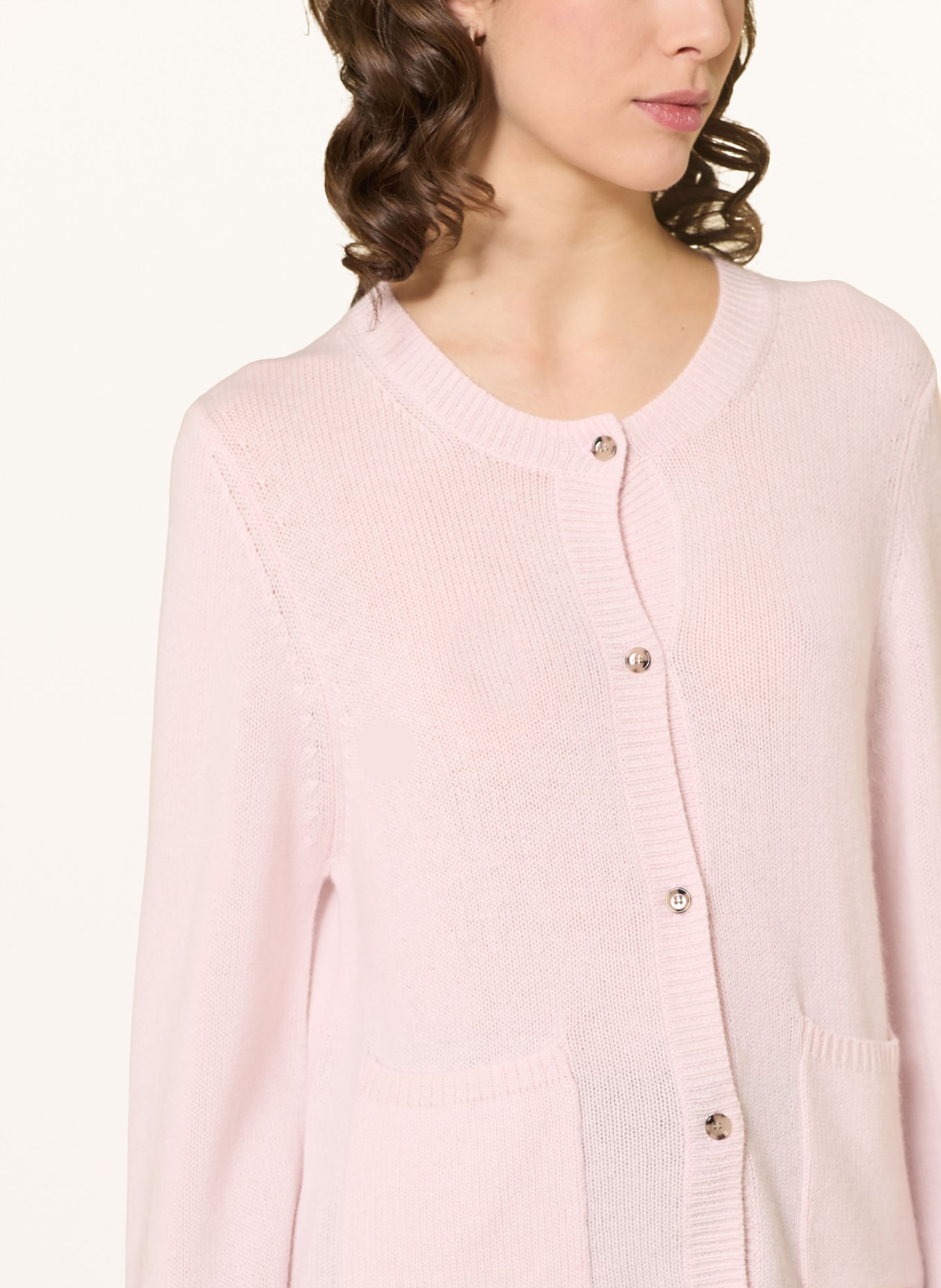 ALLUDE Sweter z kaszmiru: JASNORÓŻOWY