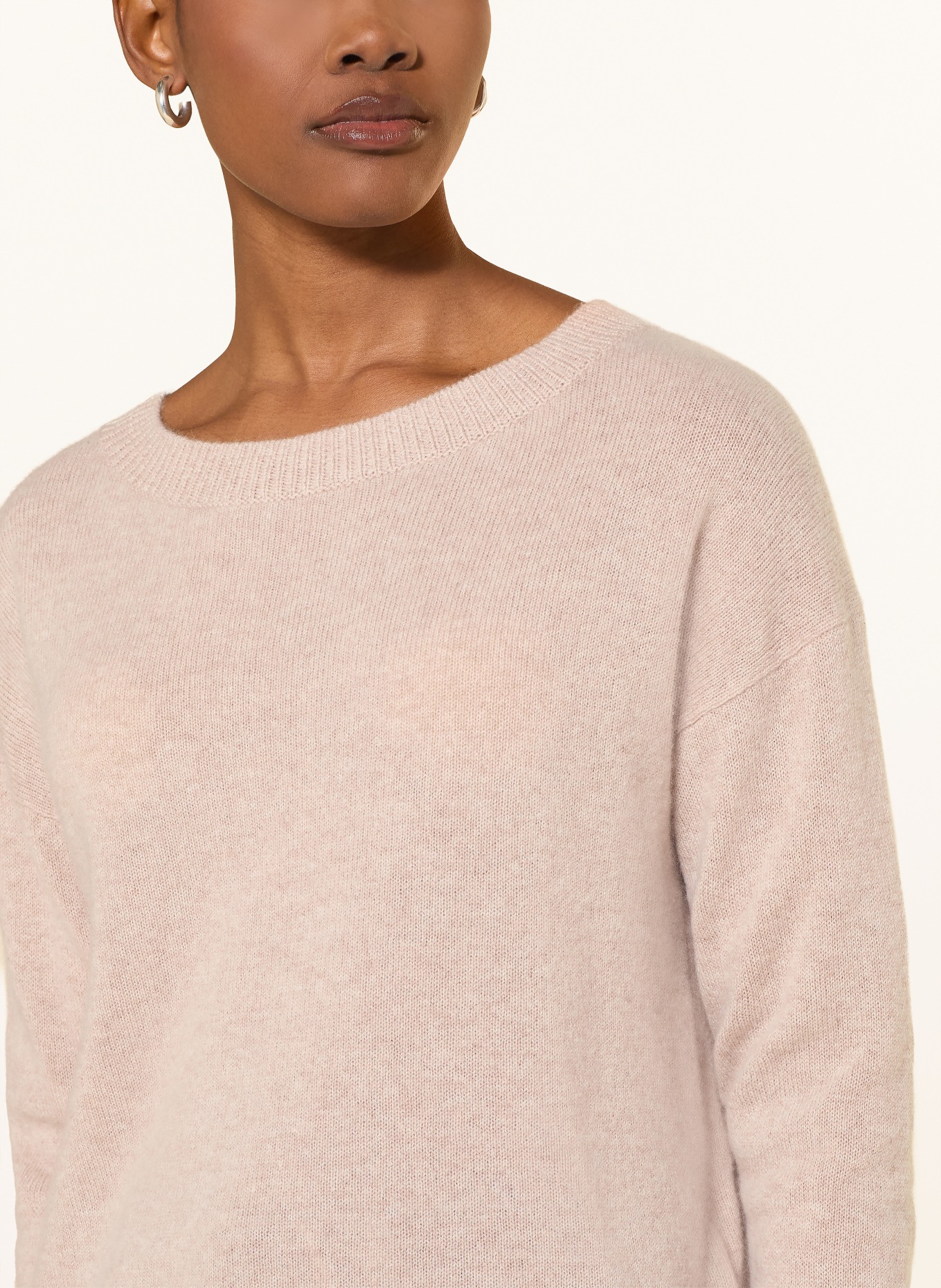 ALLUDE Cashmere-Pullover: BEIGE