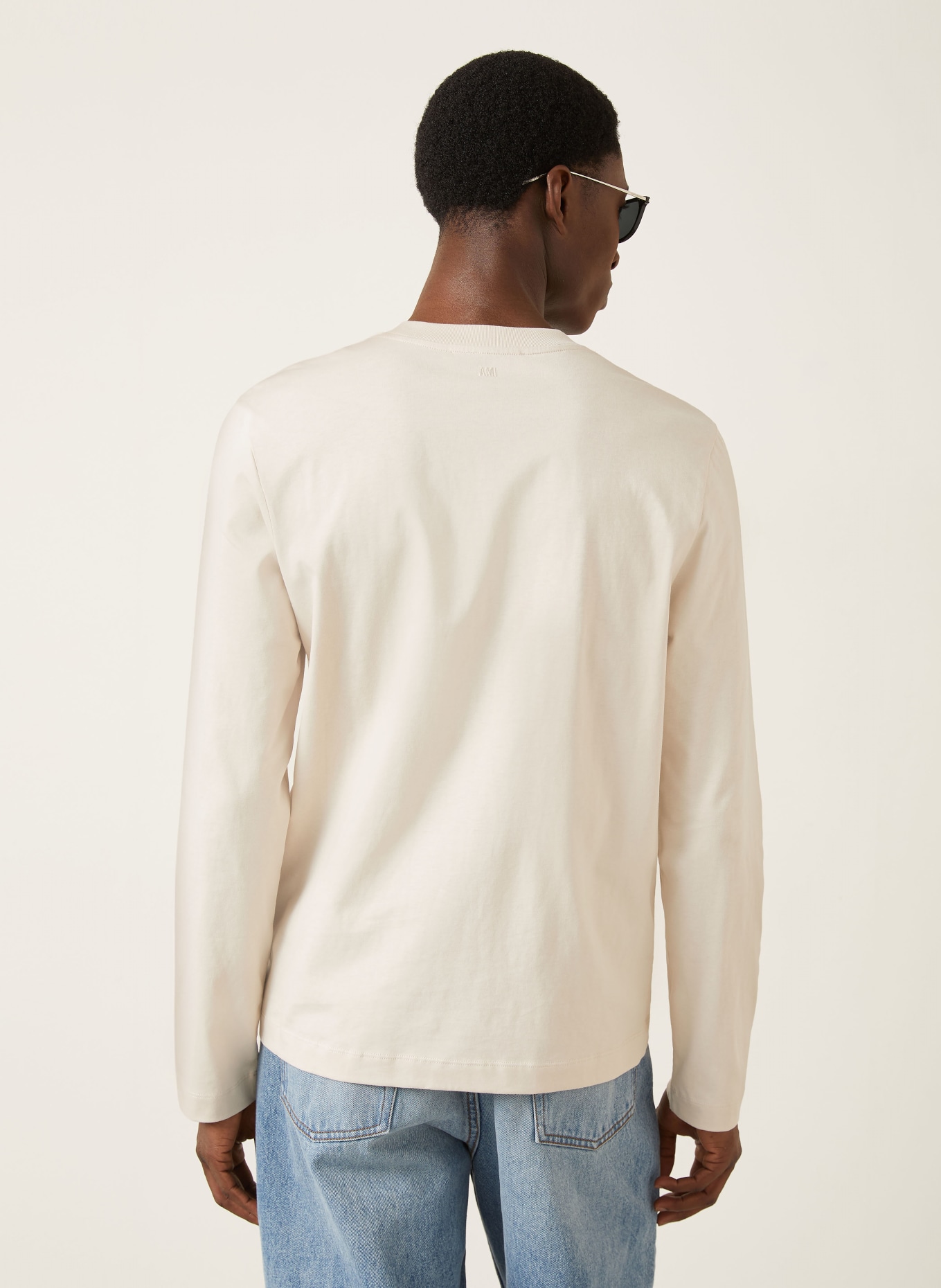 AMI PARIS Longsleeve: BEIGE