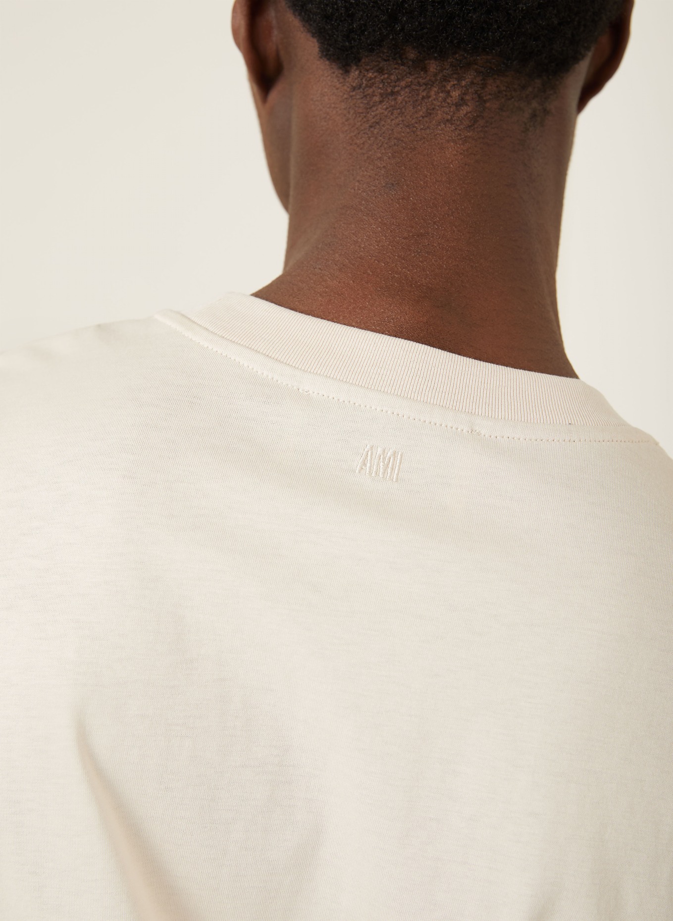 AMI PARIS Longsleeve: BEIGE