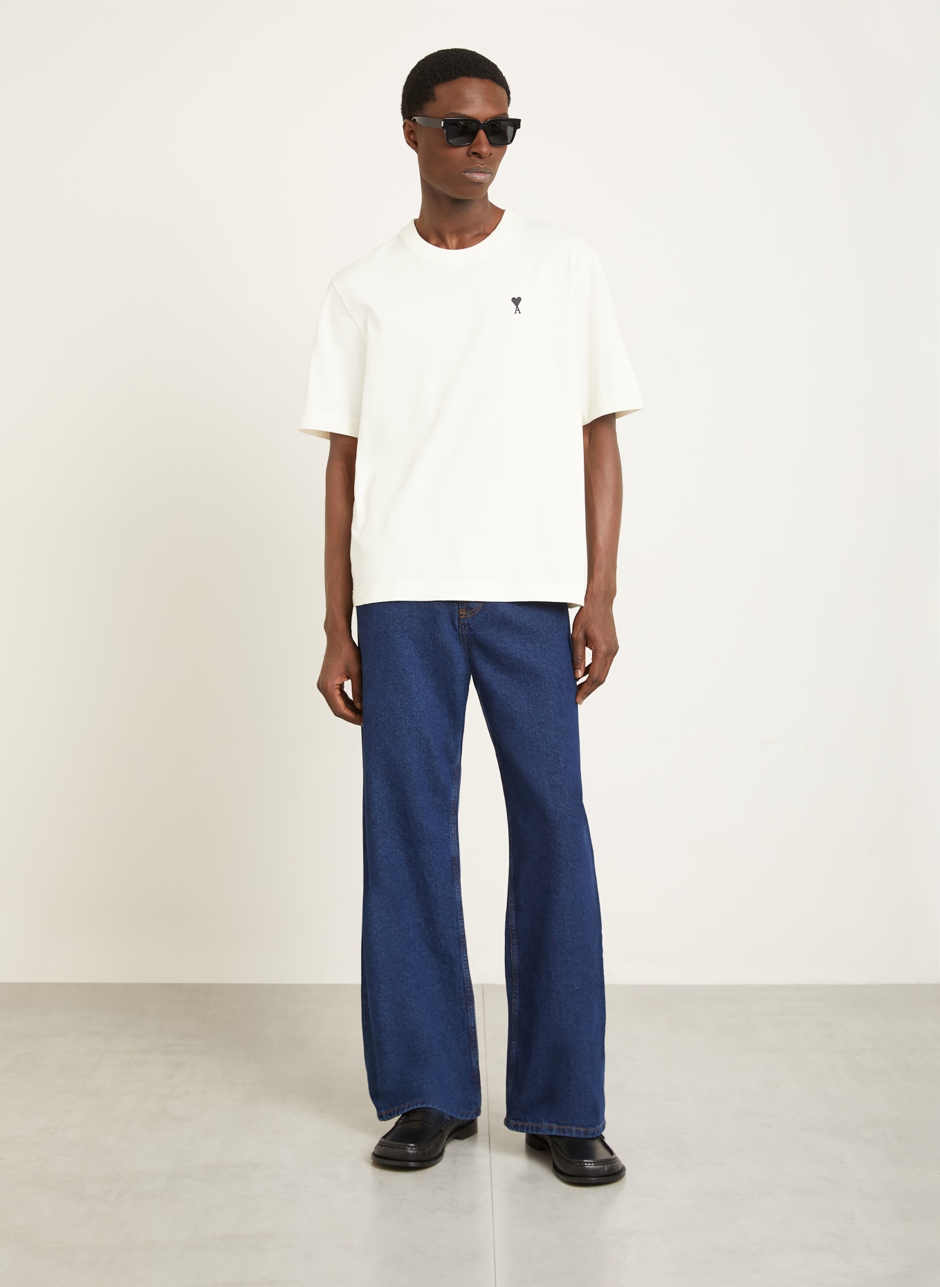 AMI PARIS T-shirt: CRÈME