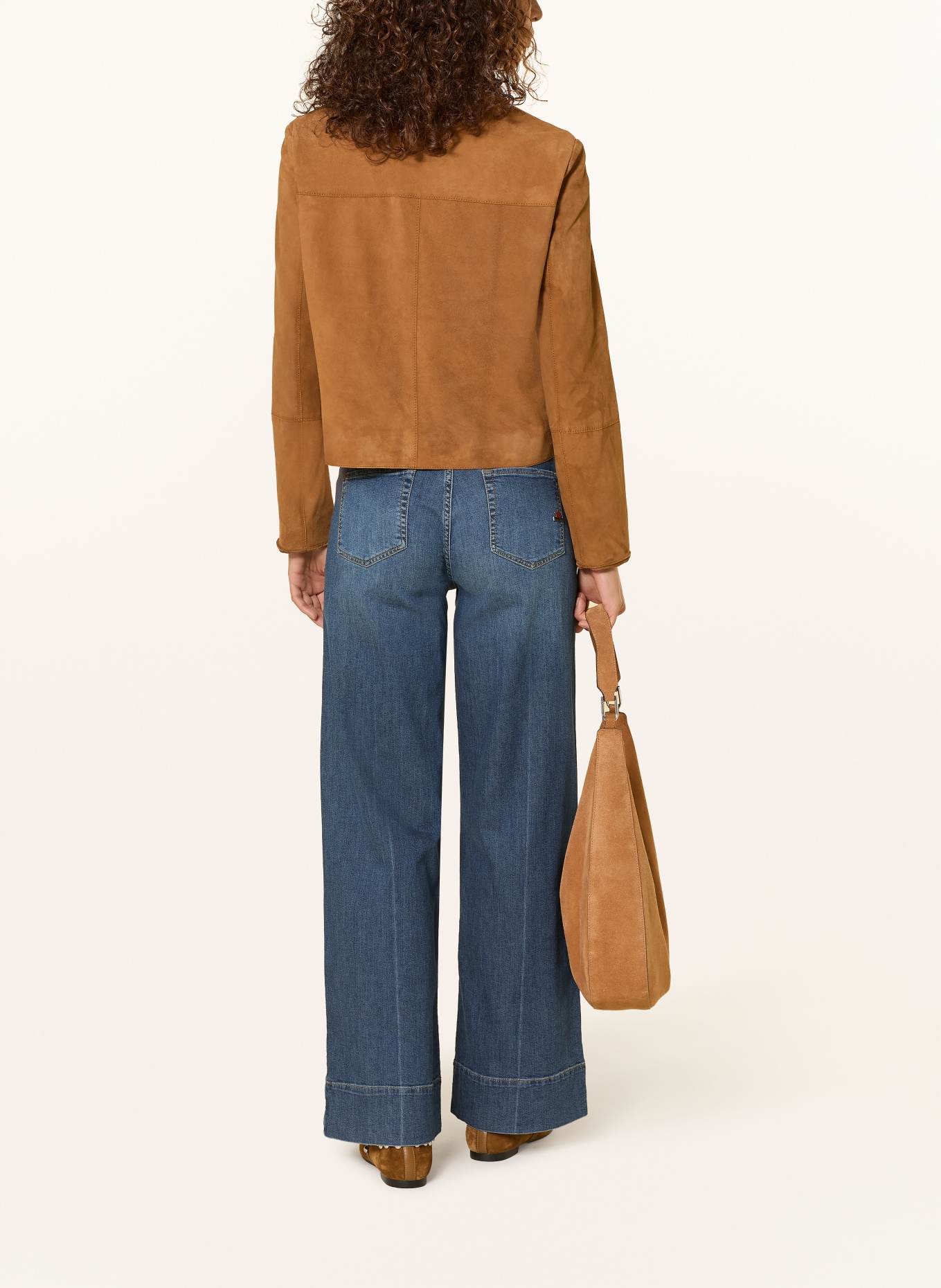 Buena Vista Wide Leg Jeans: 8060 dark stone