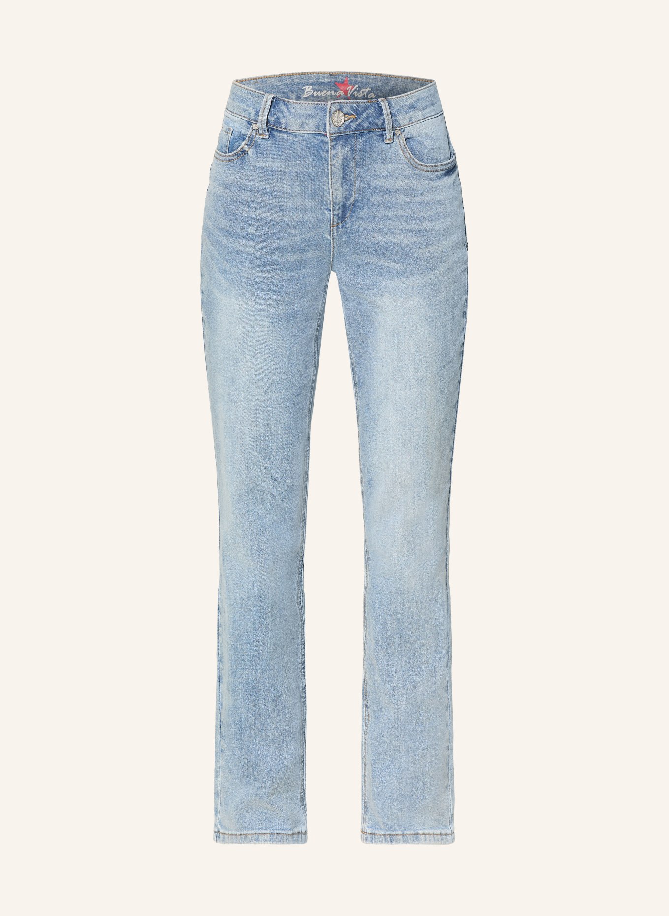 Buena Vista Straight Jeans: 5486 soft stone