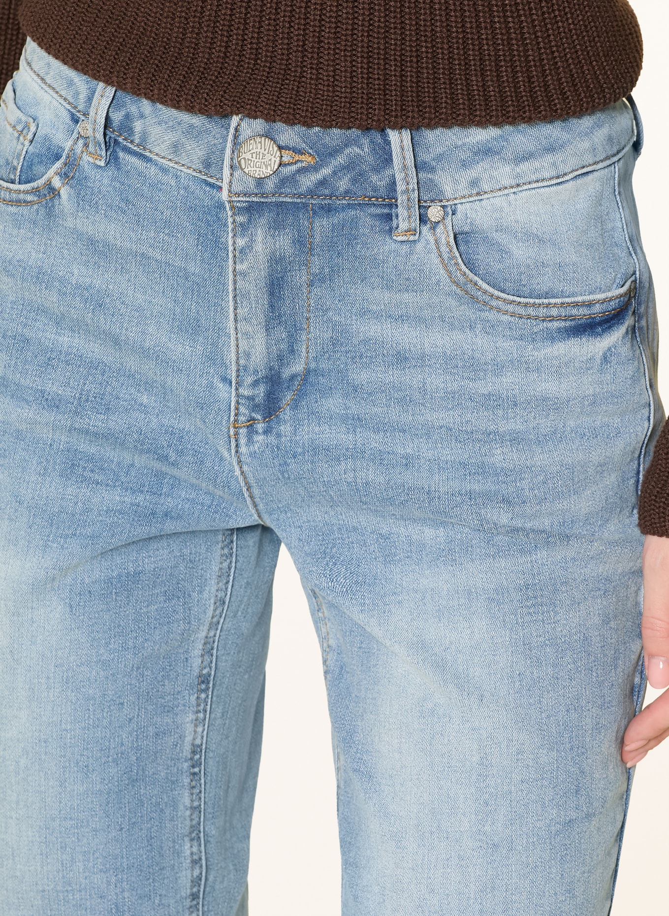 Buena Vista Straight Jeans: 5486 soft stone