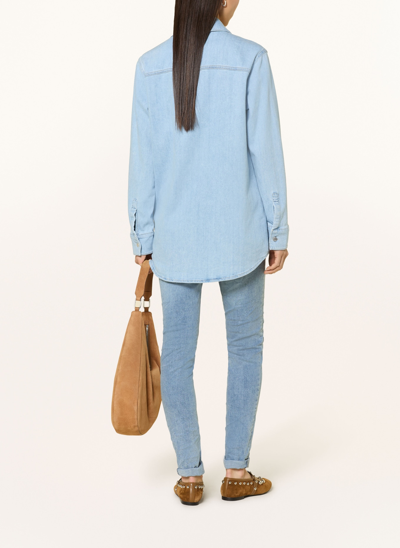 Buena Vista Obcisłe dżinsy MALIBU: 5486 soft stone