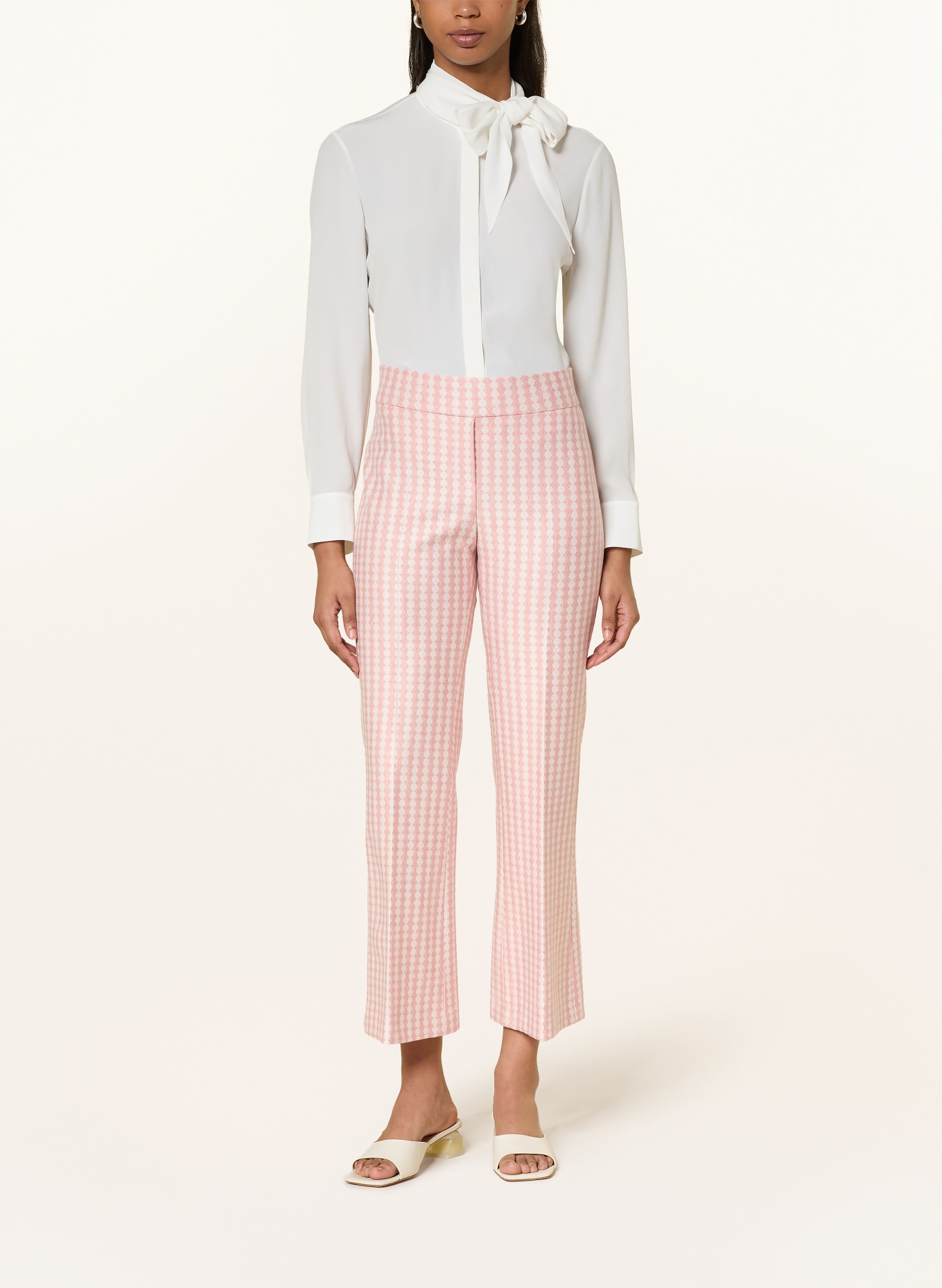 SEDUCTIVE Hose NANETTE: ROSA / CREME