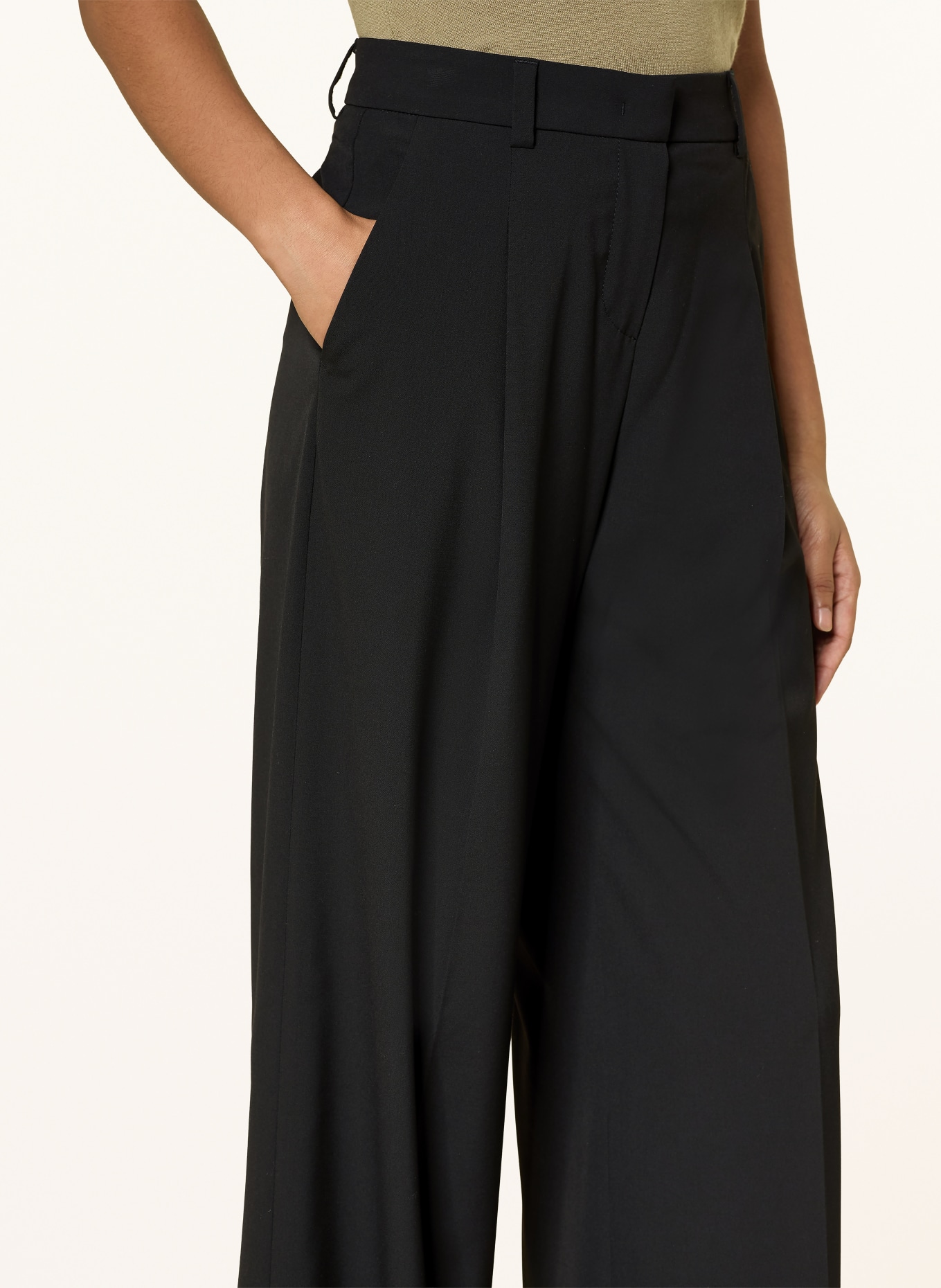 SEDUCTIVE Marlenehose CHRISSY: SCHWARZ