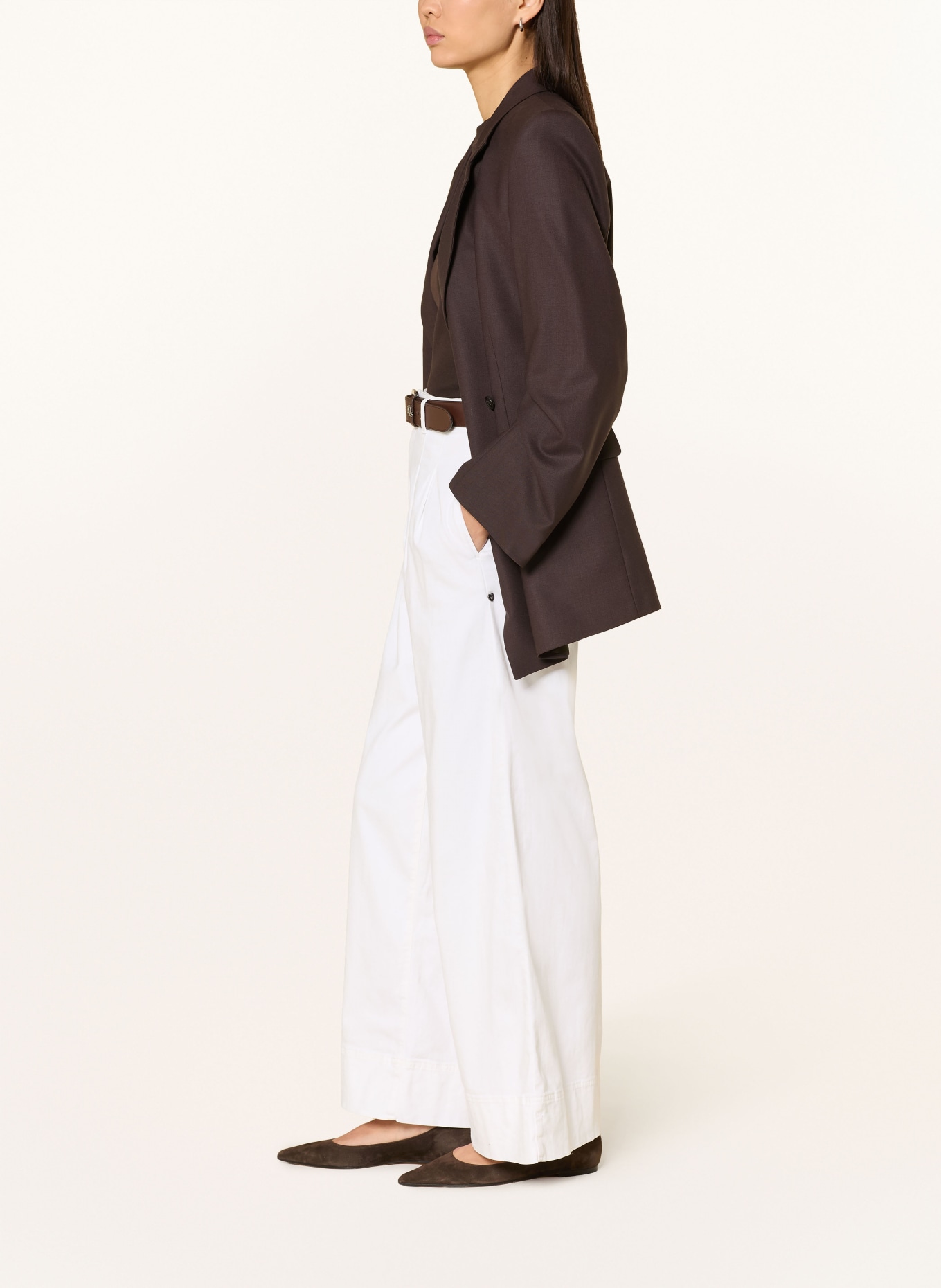 Buena Vista Dżinsy z szerokimi nogawkami: 5974 off white