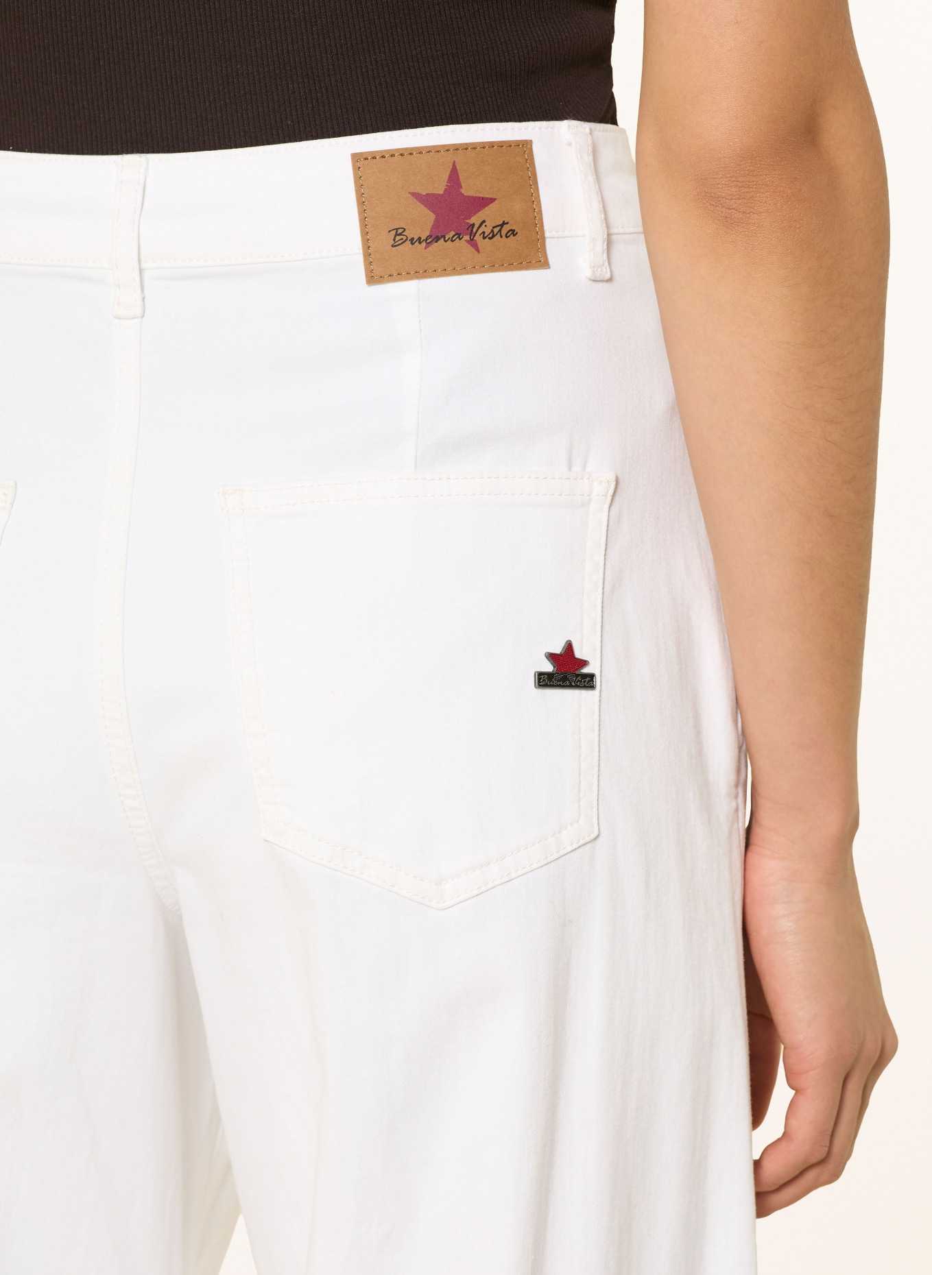 Buena Vista Dżinsy z szerokimi nogawkami: 5974 off white